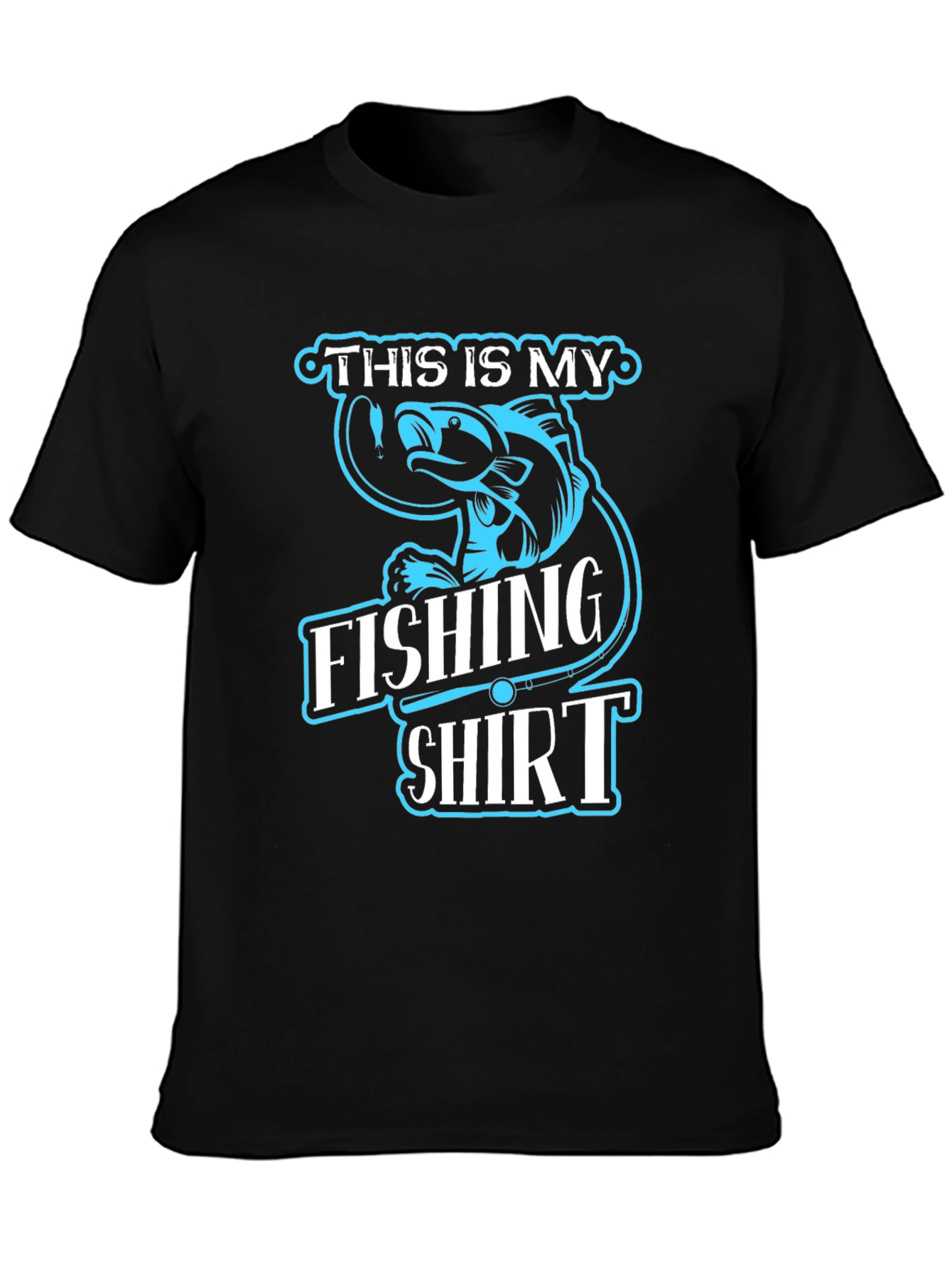 Funny Fishing T-Shirt - This is My Fishing Shirt