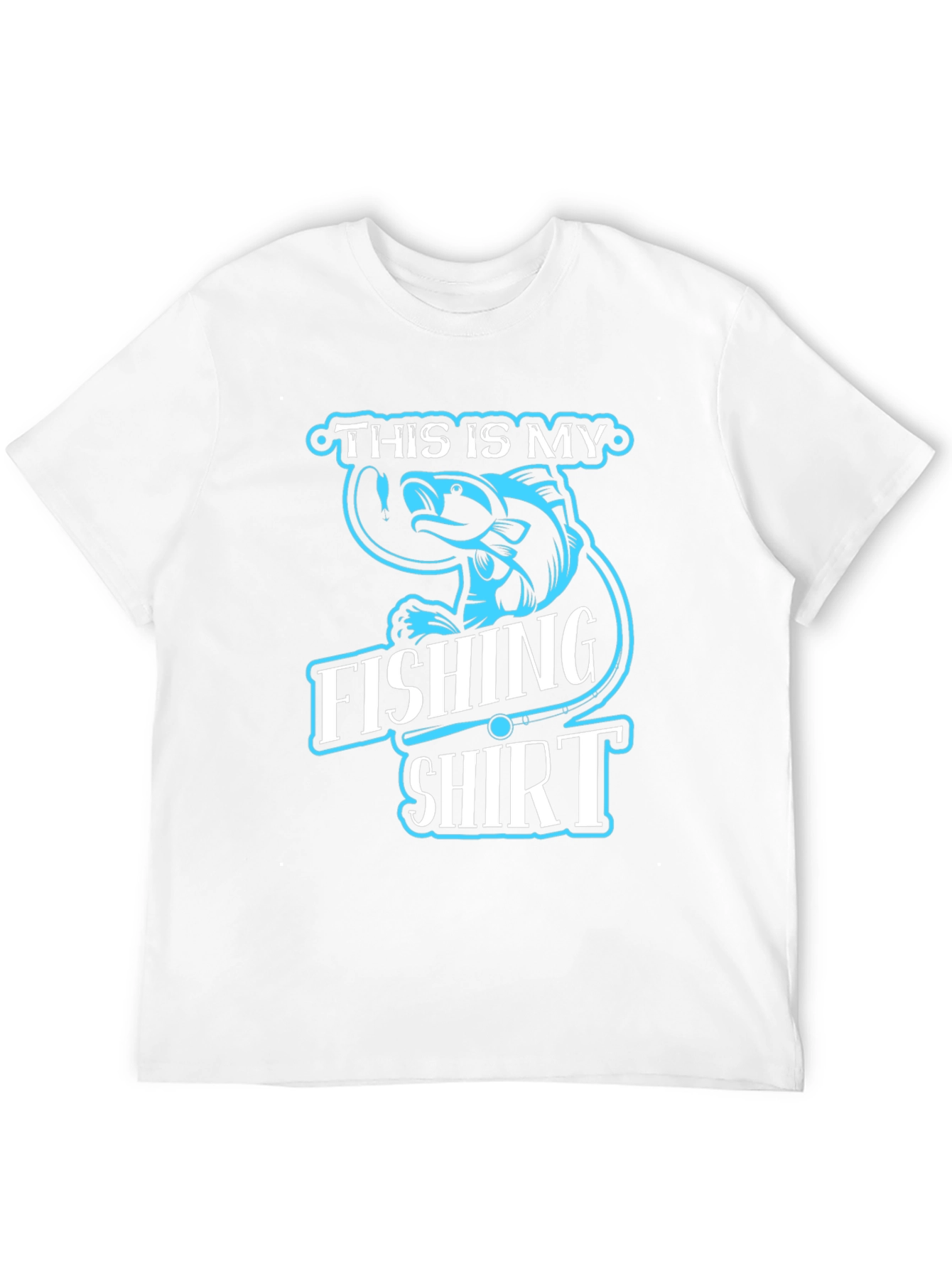 Funny Fishing T-Shirt - This is My Fishing Shirt