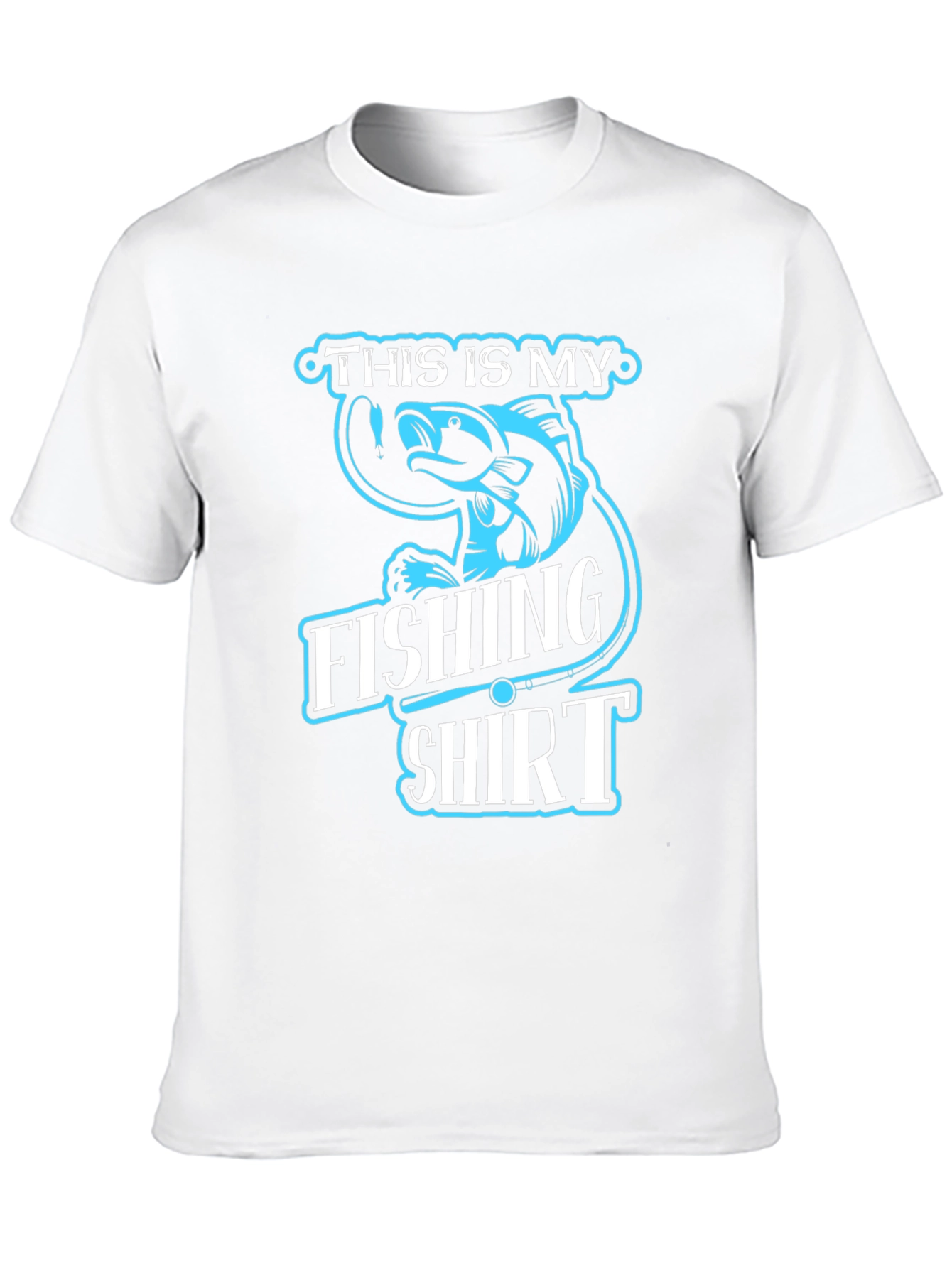 Funny Fishing T-Shirt - This is My Fishing Shirt