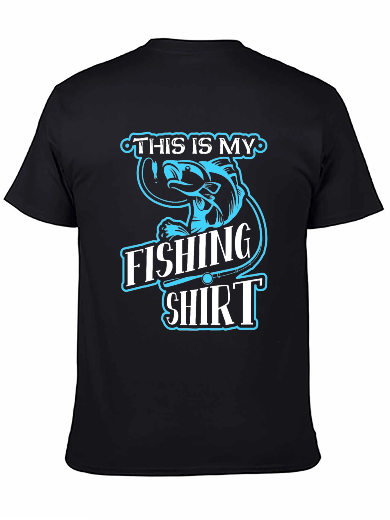 Funny Fishing T-Shirt - This is My Fishing Shirt