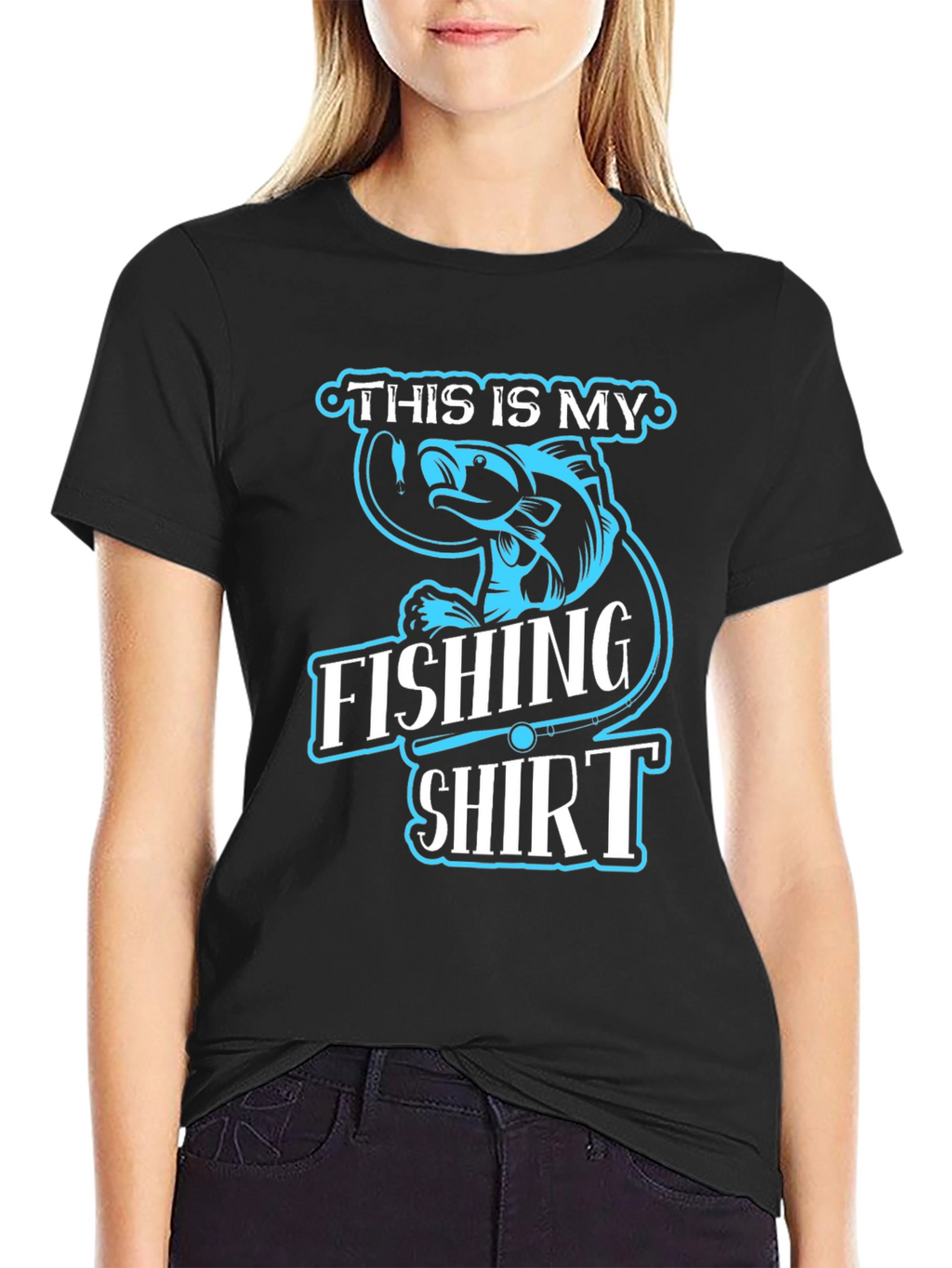 Funny Fishing T-Shirt - This is My Fishing Shirt