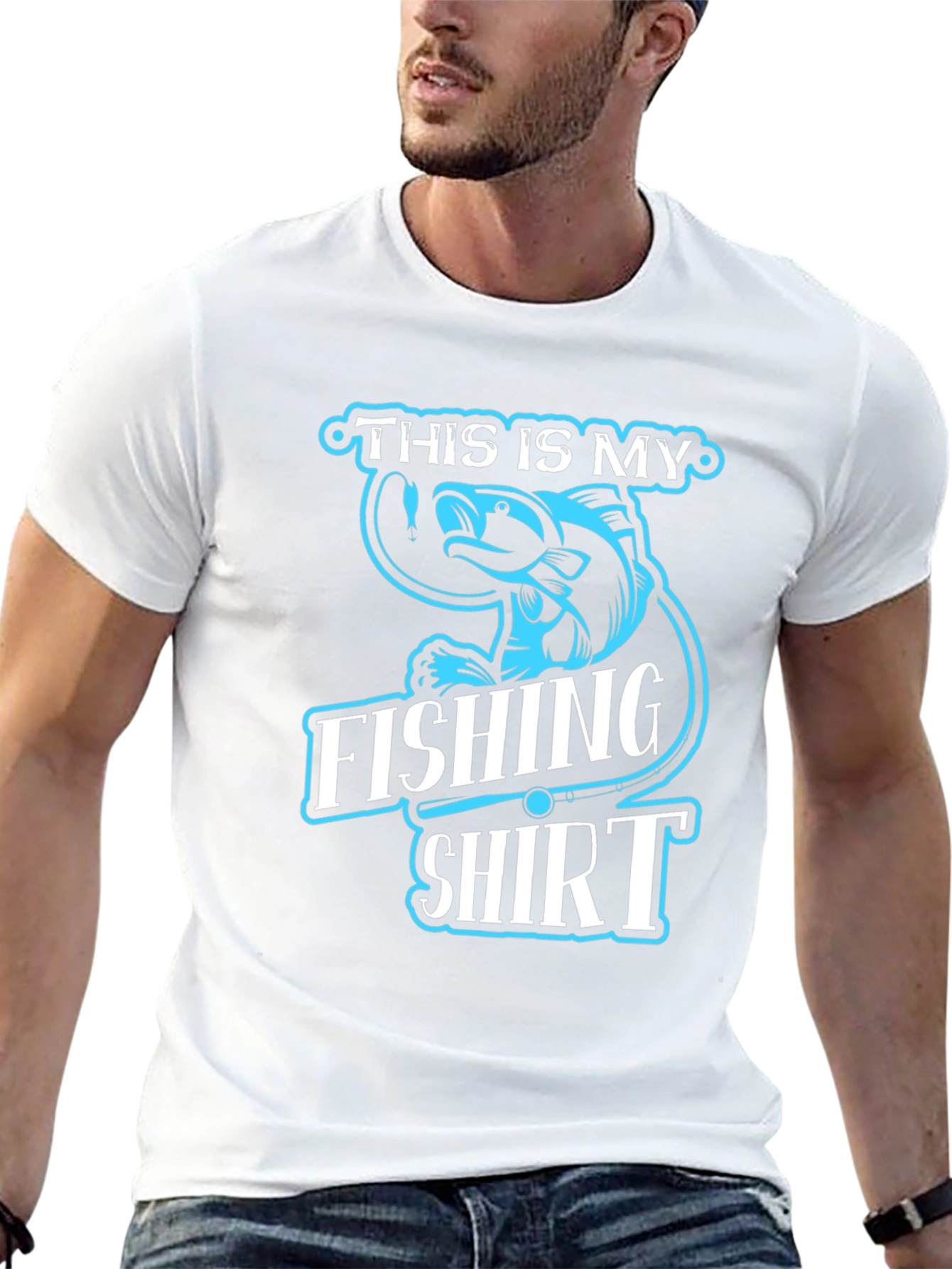 Funny Fishing T-Shirt - This is My Fishing Shirt