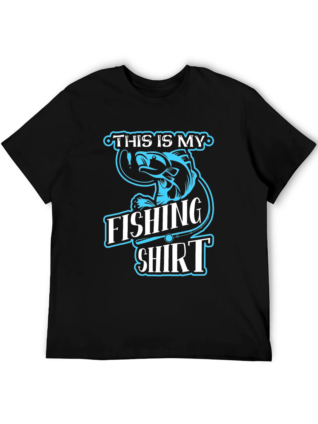 Funny Fishing T-Shirt - This is My Fishing Shirt