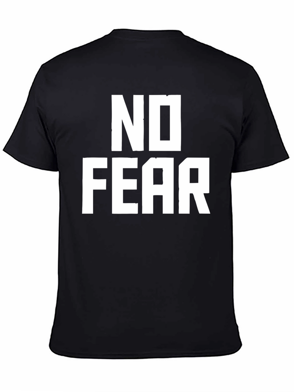 No Fear Graphic Print Black T-Shirt