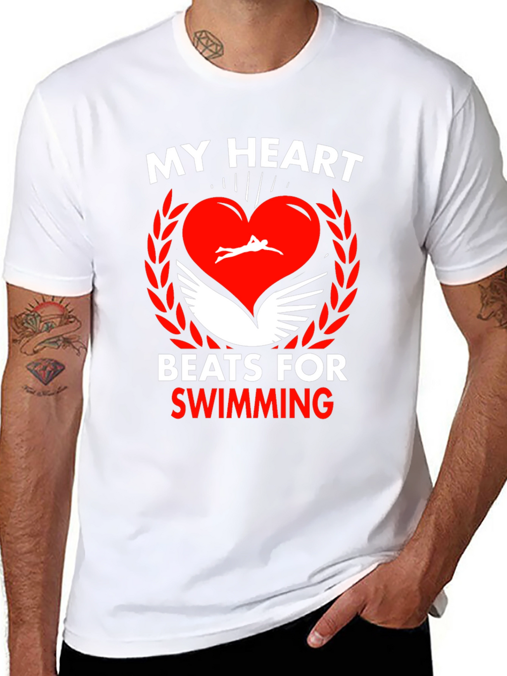 Swimming Heartbeat Tee