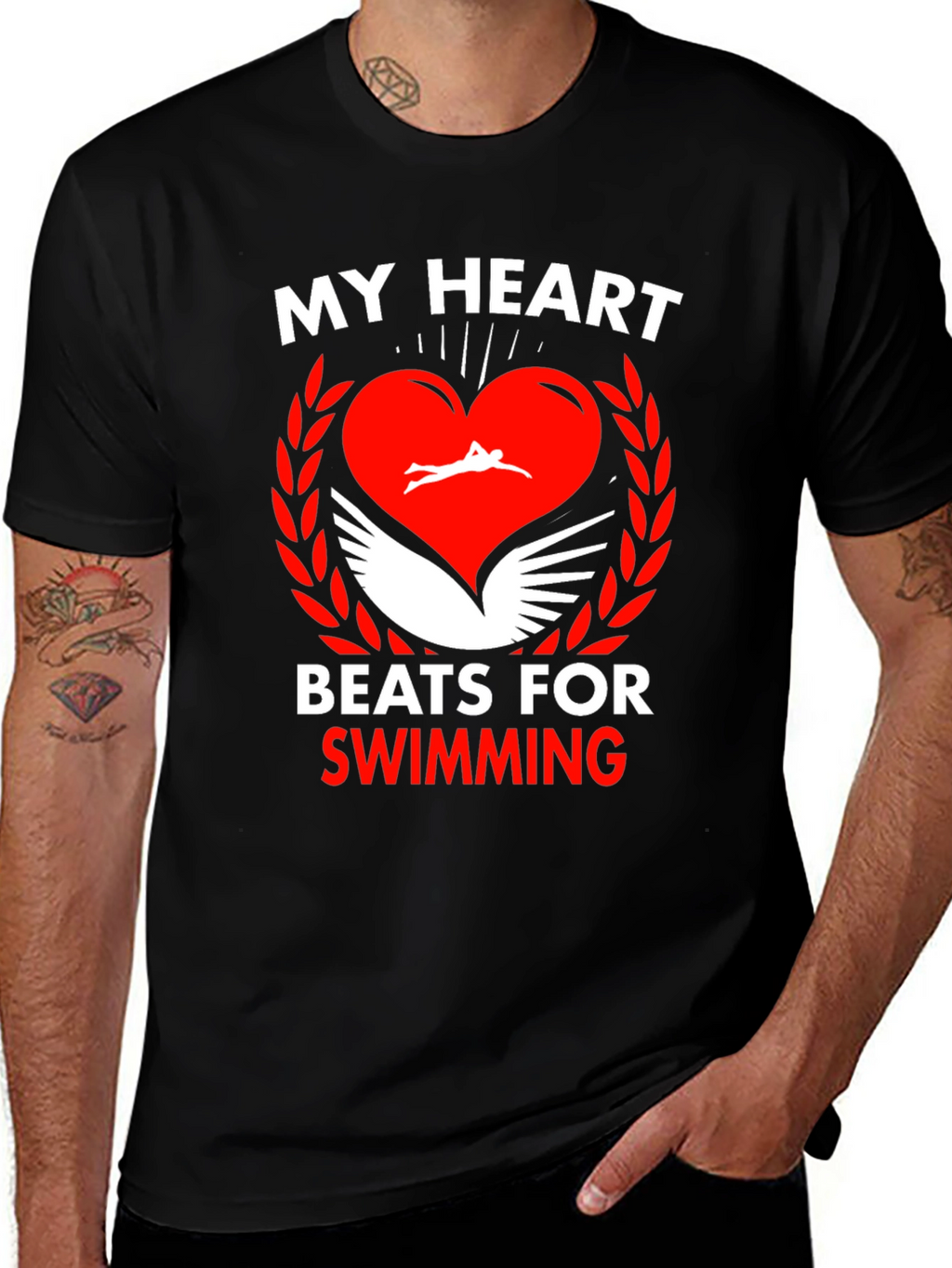 Swimming Heartbeat Tee
