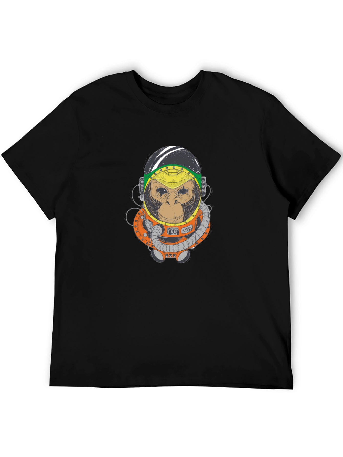 Monkey Astronaut Graphic T-Shirt