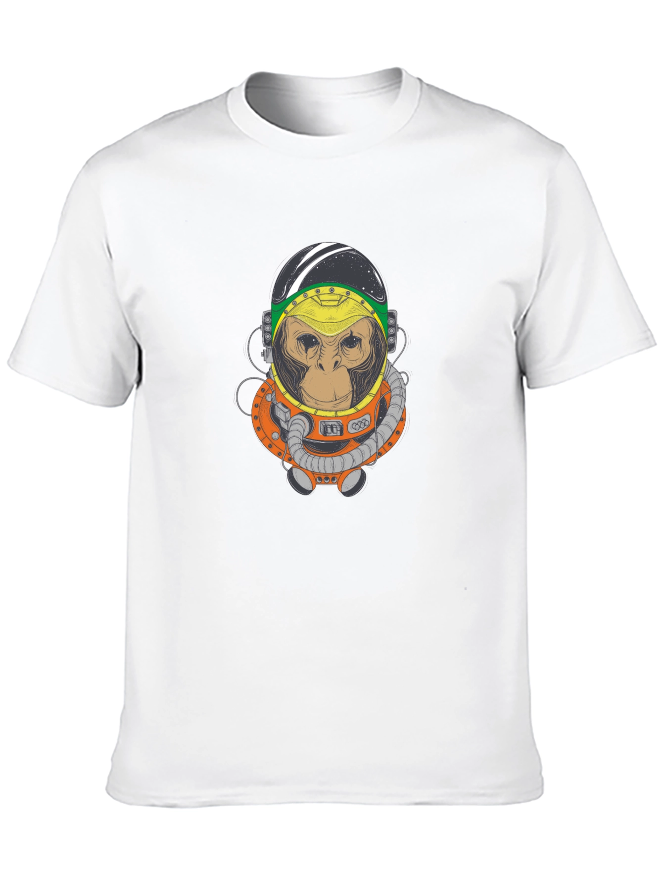 Monkey Astronaut Graphic T-Shirt