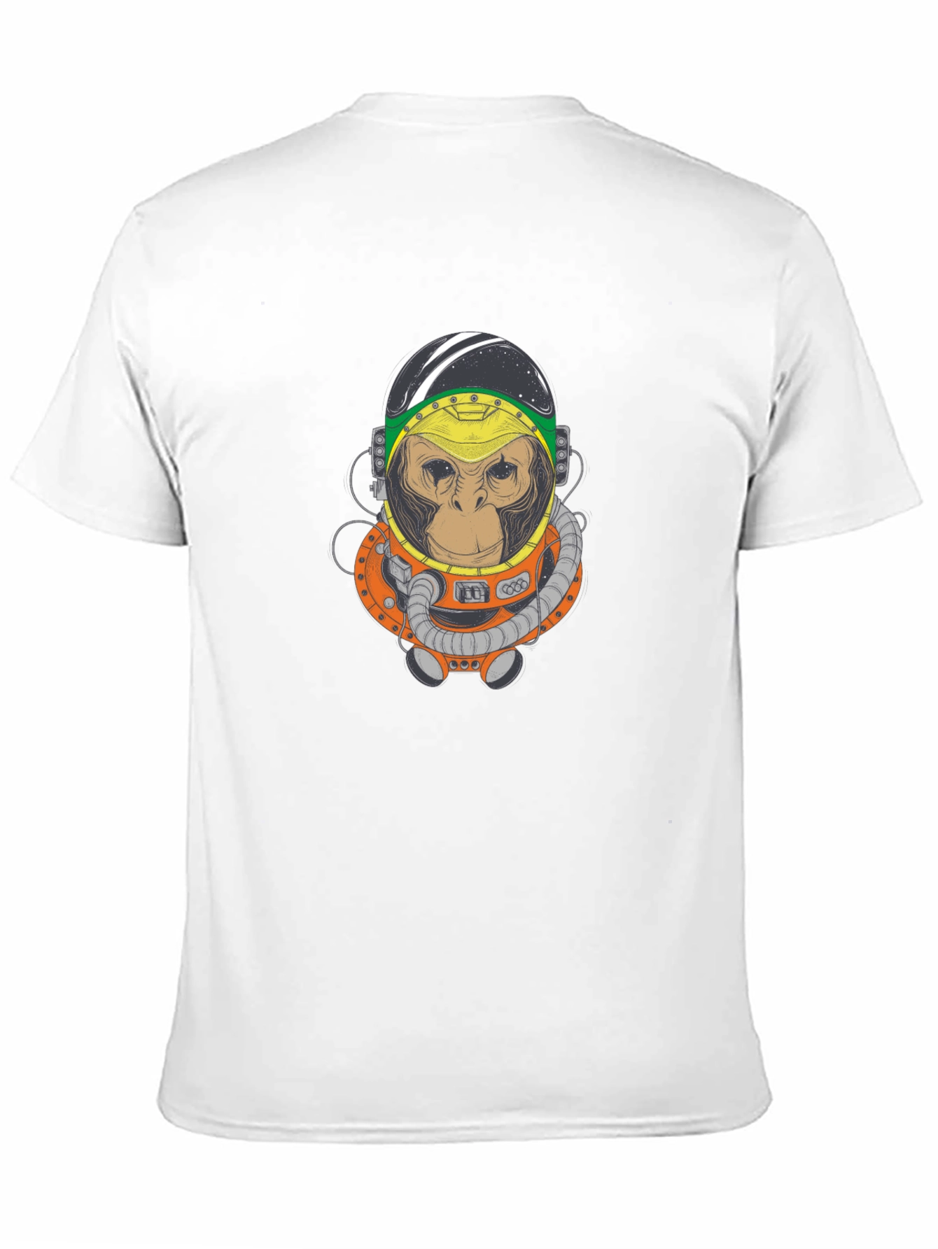 Monkey Astronaut Graphic T-Shirt