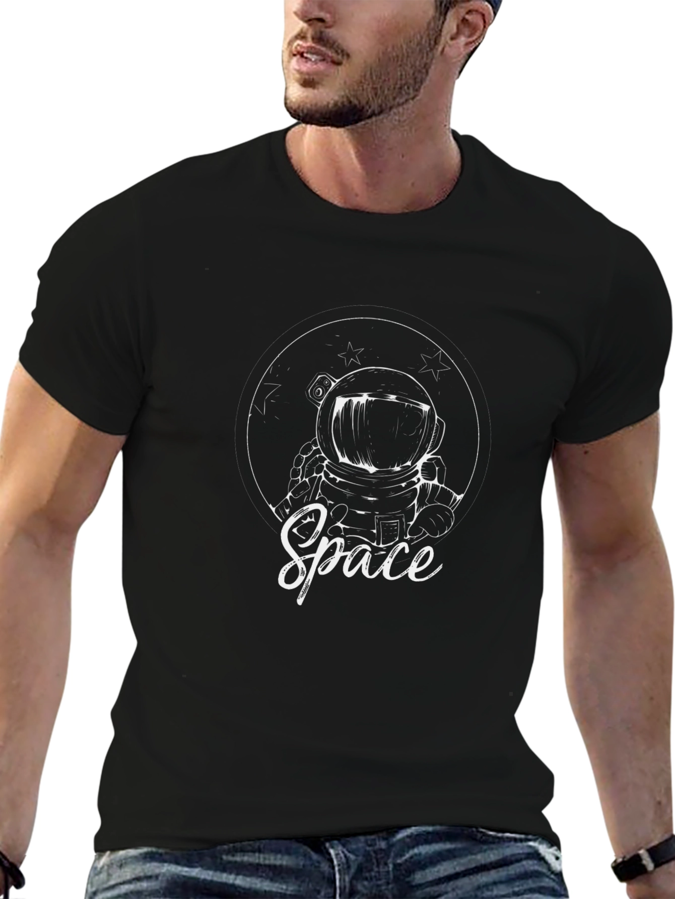 Space Astronaut Graphic T-Shirt