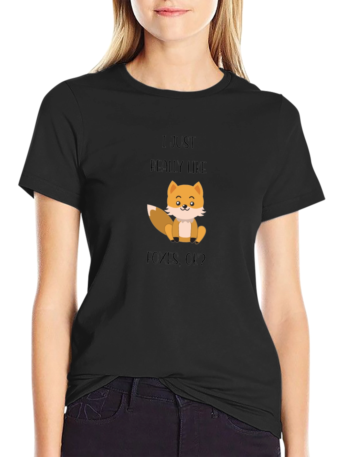 Fox Lover T-Shirt - I Just Really Like Foxes OK?
