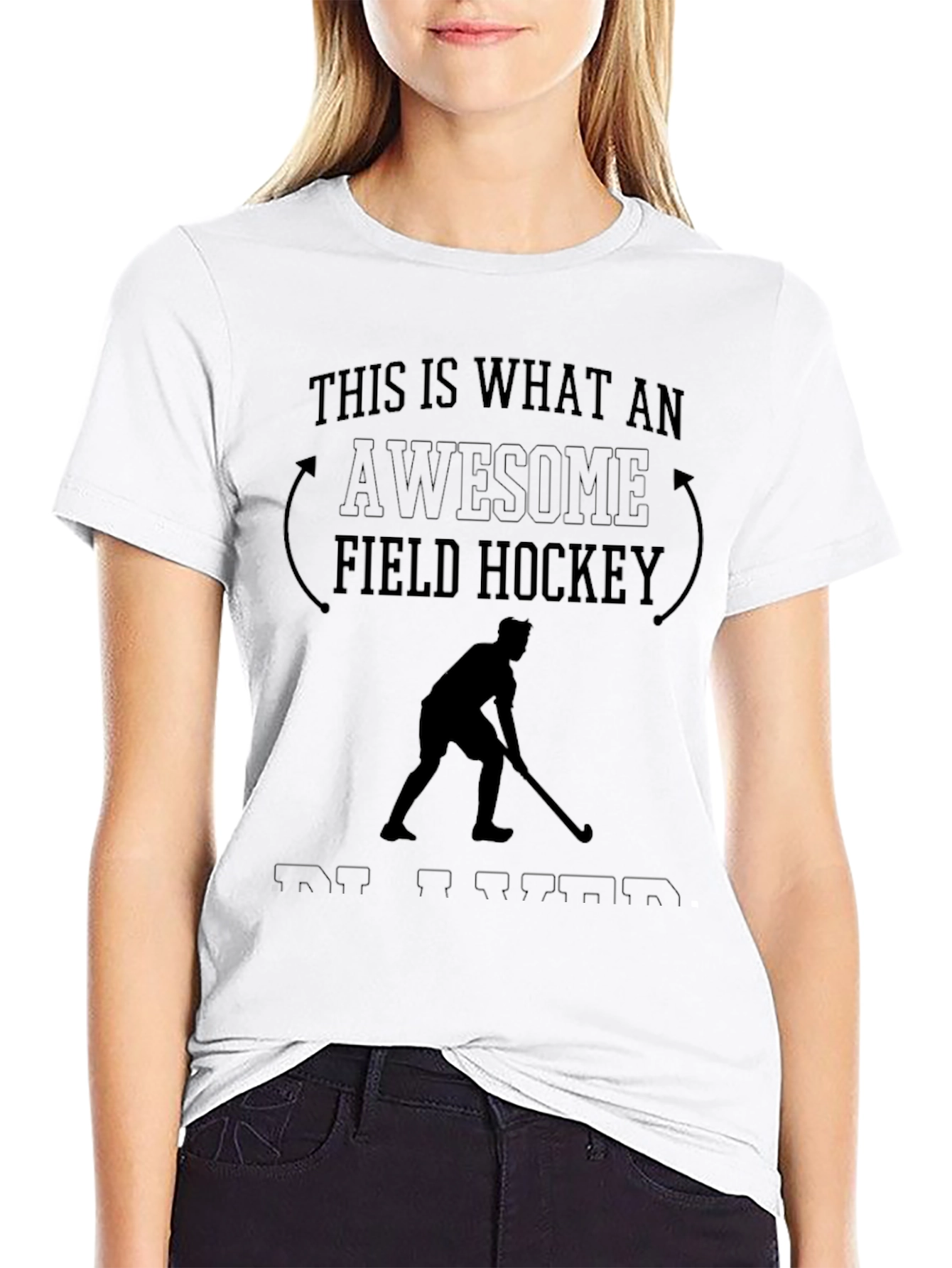 Awesome Field Hockey T-Shirt for Players & Fans