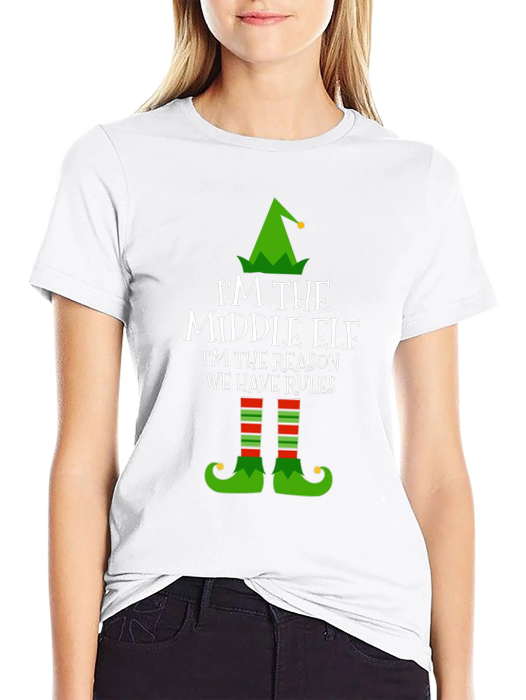 Middle Elf T-Shirt - Funny Christmas Tee
