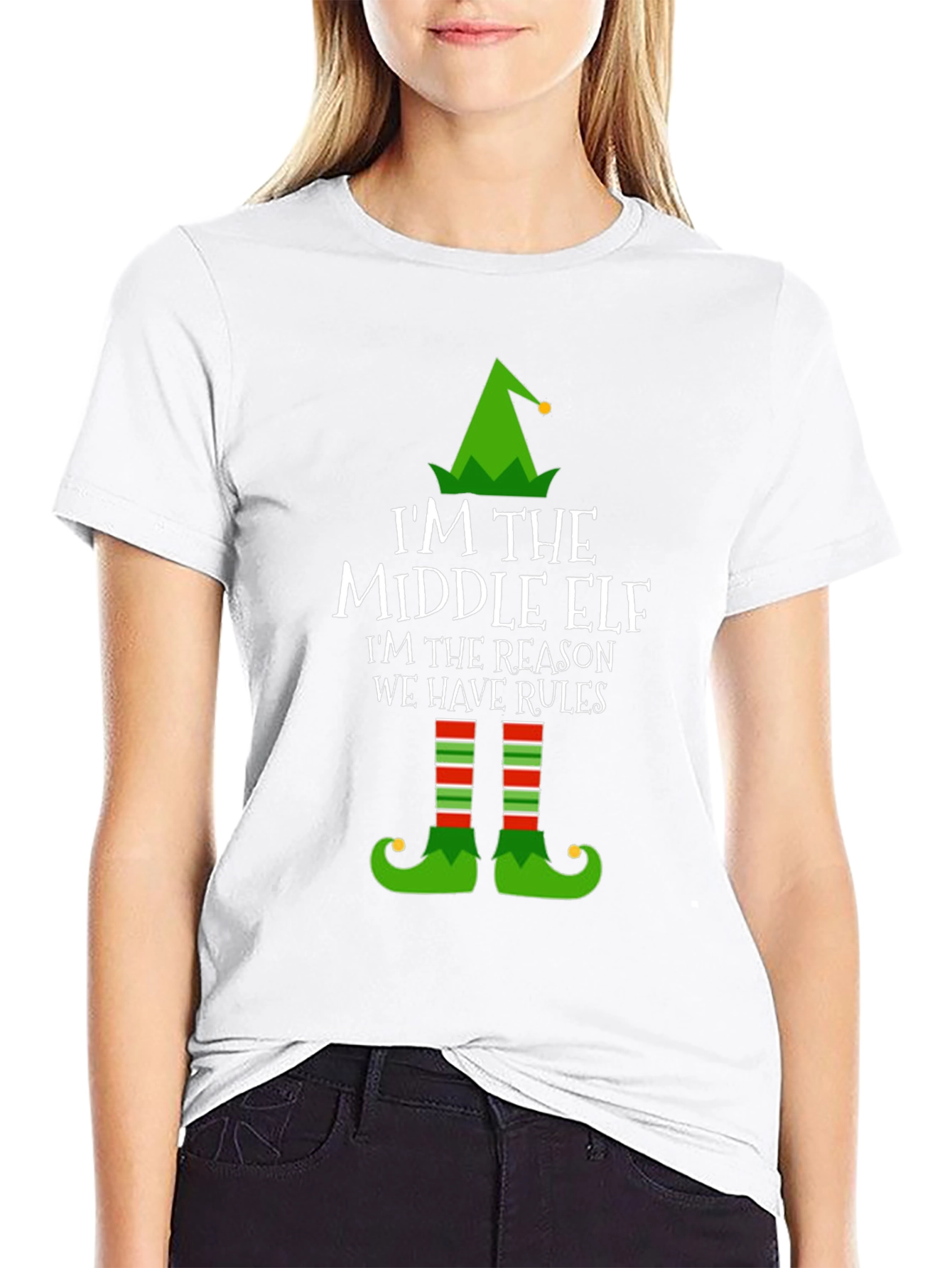 Middle Elf T-Shirt - Funny Christmas Tee