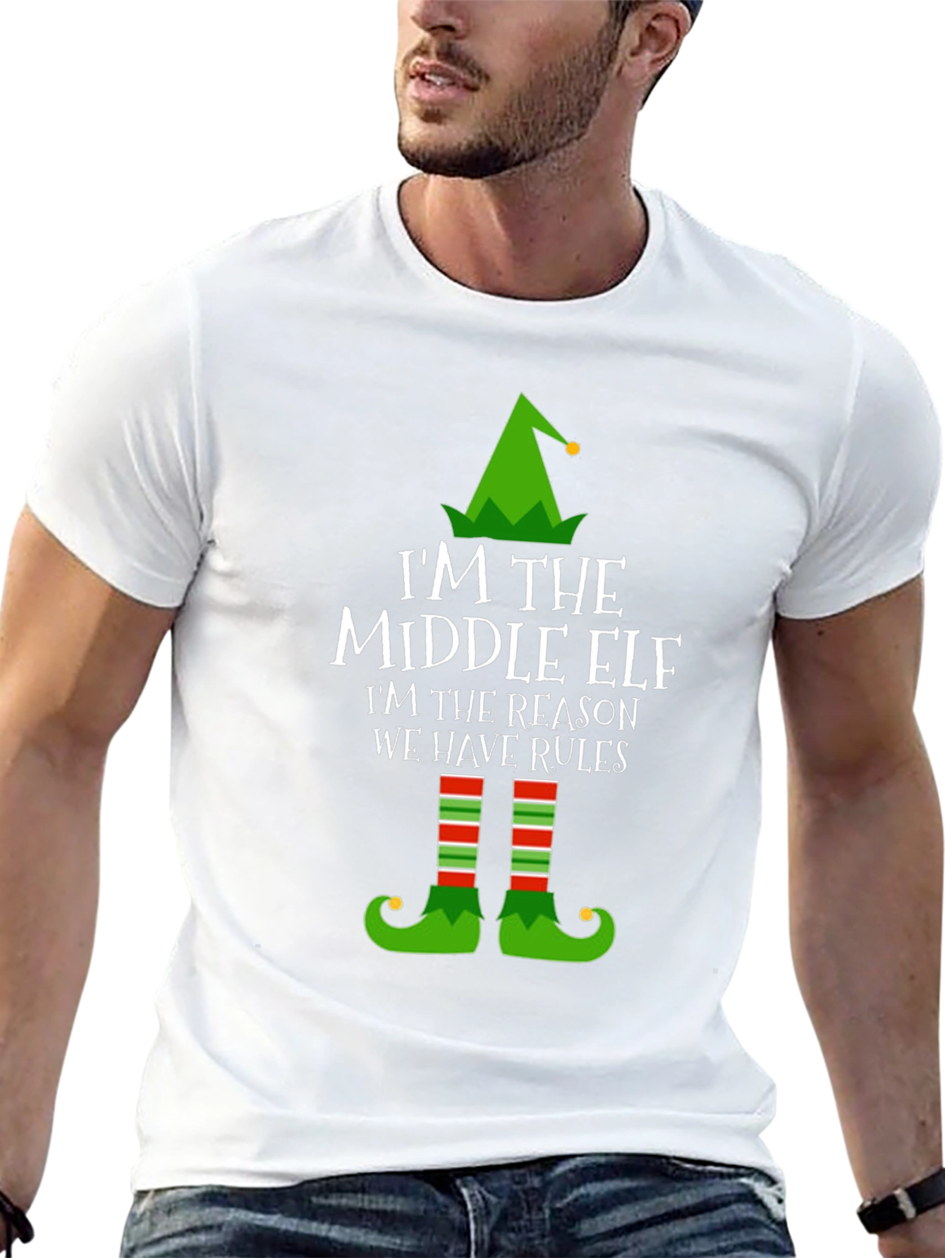 Middle Elf T-Shirt - Funny Christmas Tee