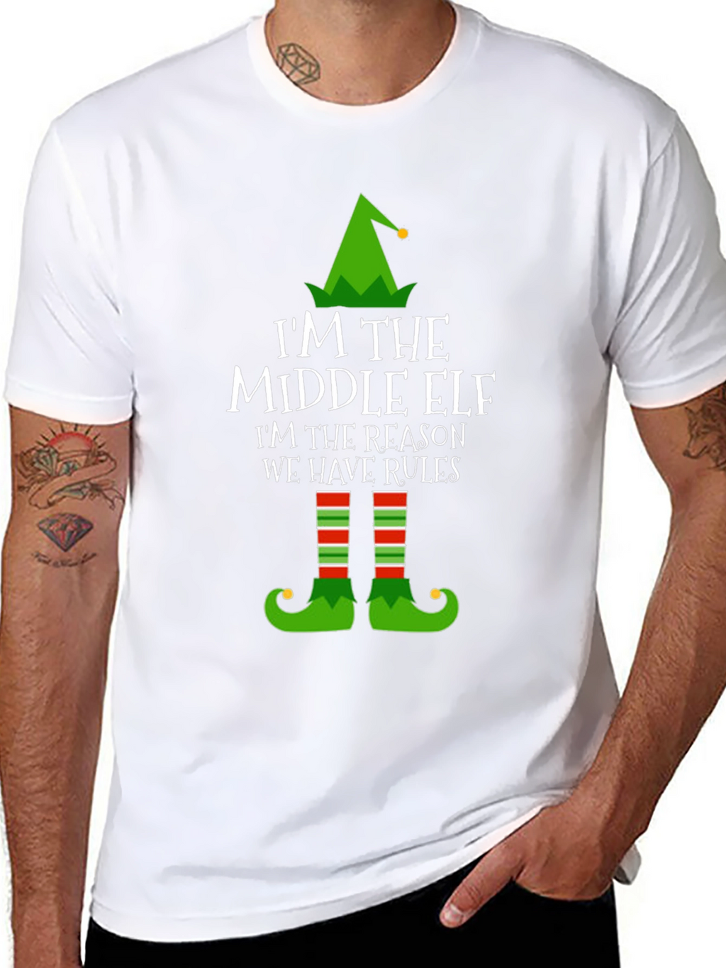 Middle Elf T-Shirt - Funny Christmas Tee