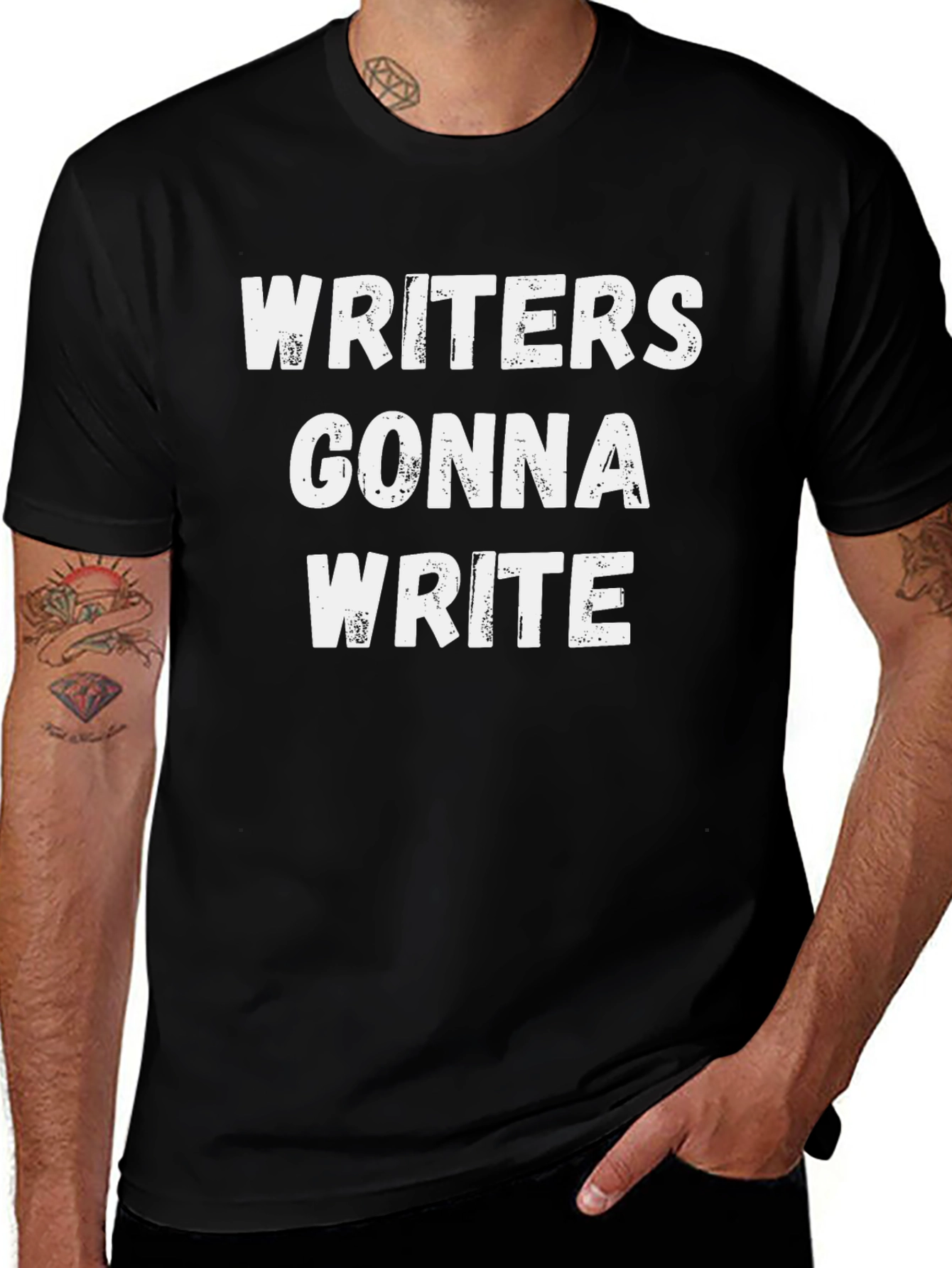 Writers Gonna Write Black T-Shirt