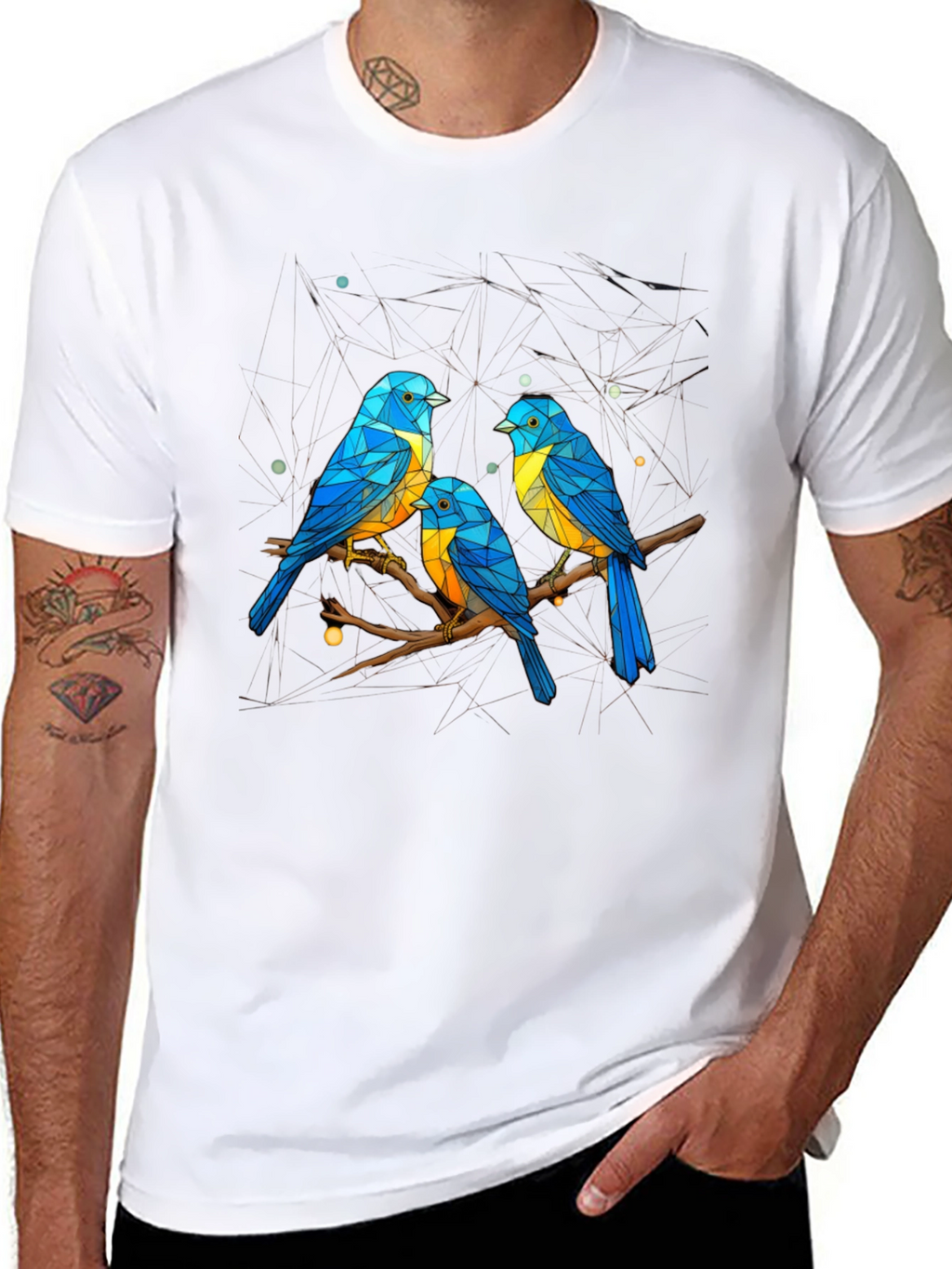 Geometric Bird T-Shirt