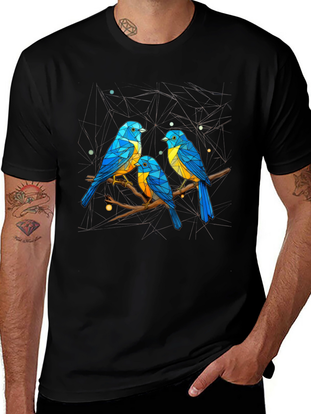 Geometric Bird T-Shirt