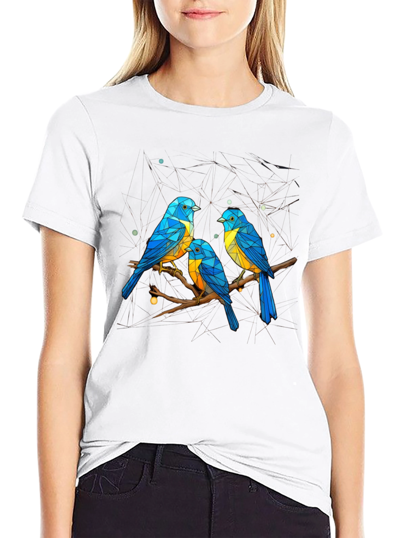 Geometric Bird T-Shirt