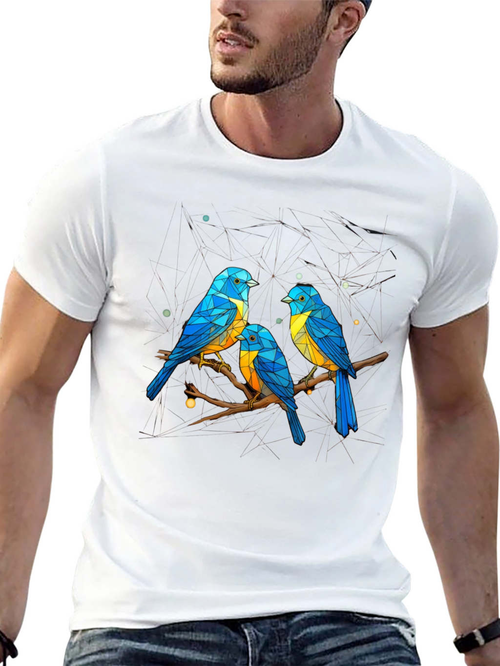 Geometric Bird T-Shirt