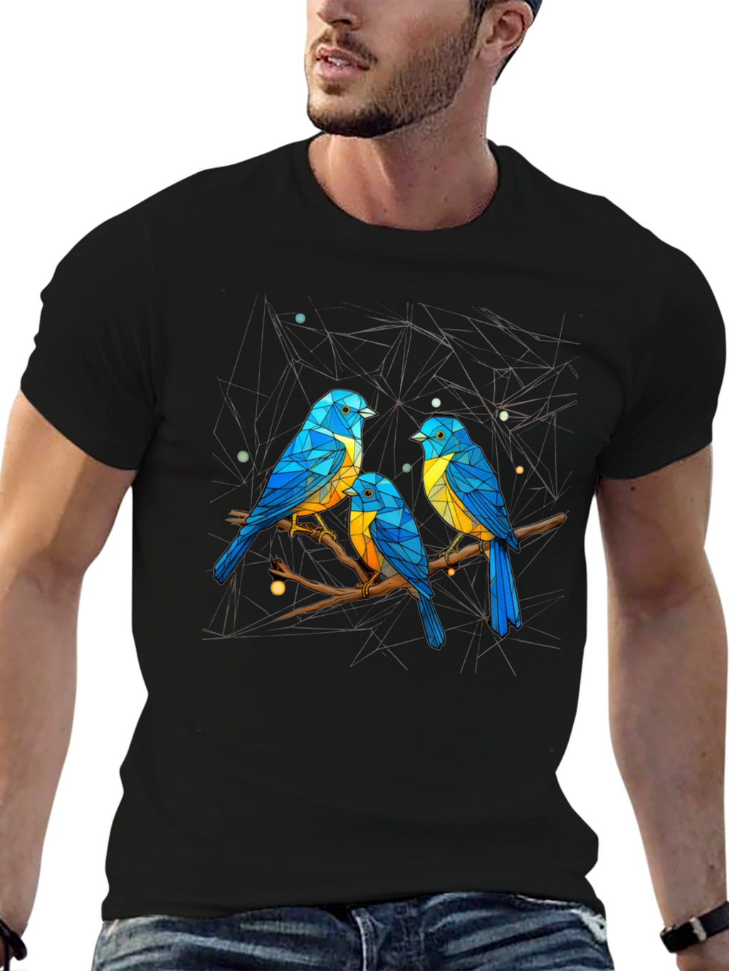 Geometric Bird T-Shirt