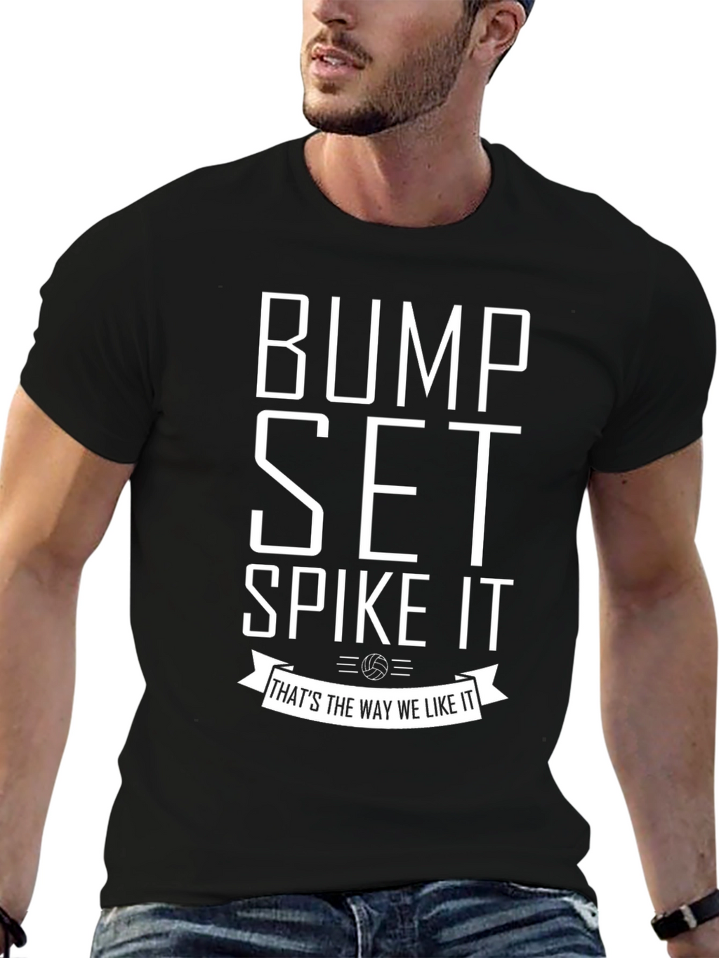 Bump Set Spike It Volleyball T-Shirt