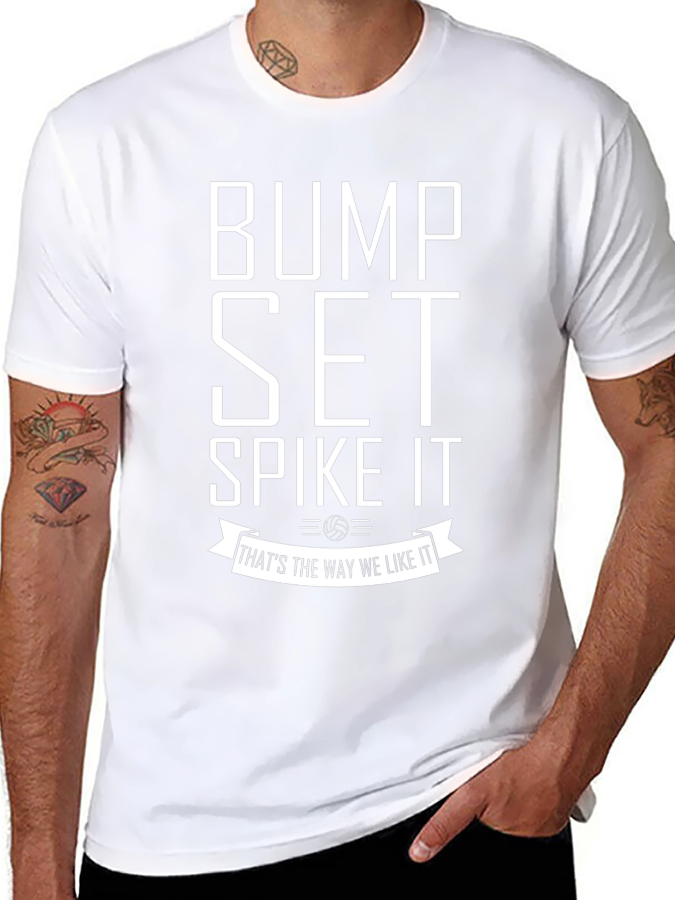 Bump Set Spike It Volleyball T-Shirt