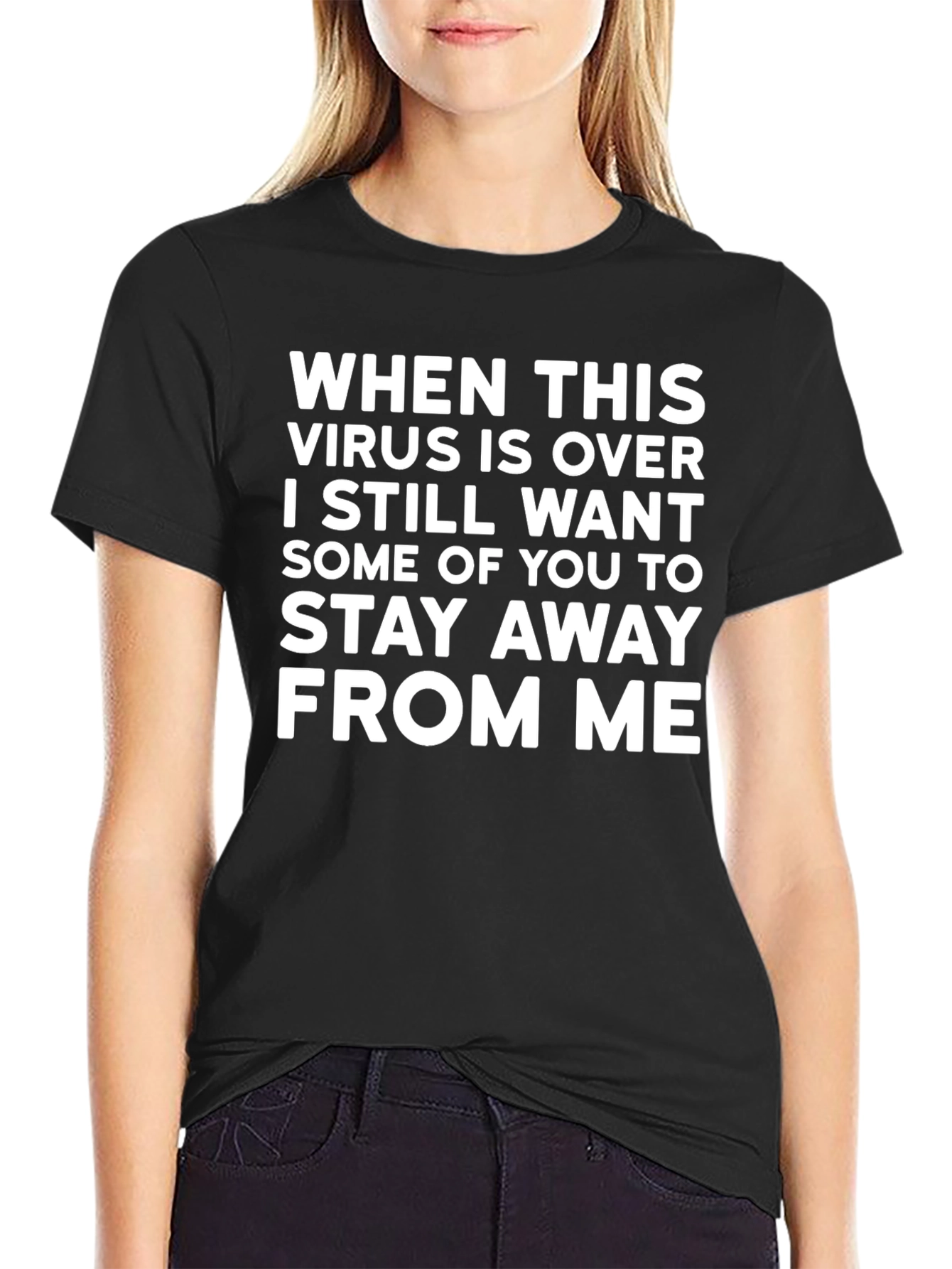Funny Virus T-Shirt: Stay Away From Me