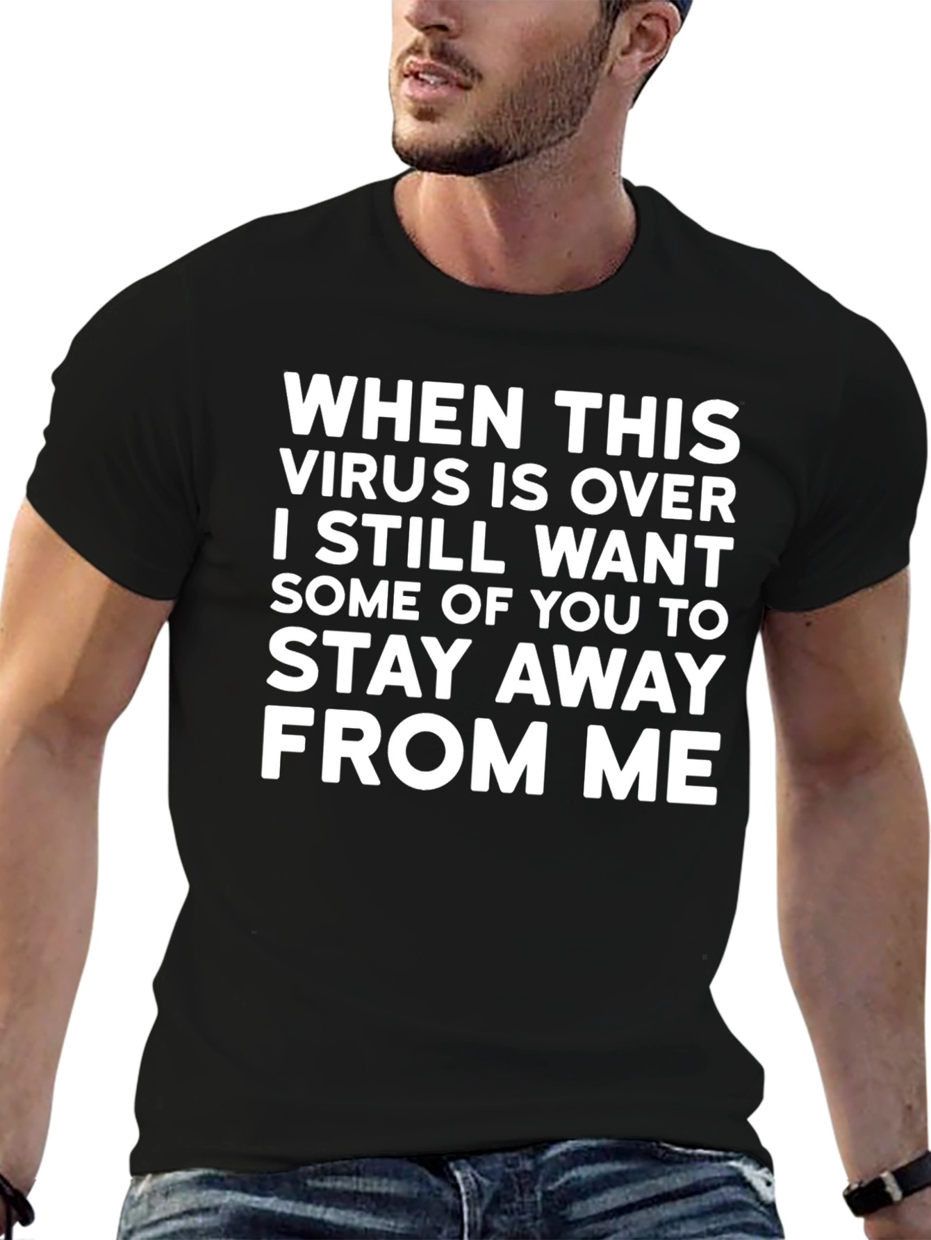 Funny Virus T-Shirt: Stay Away From Me