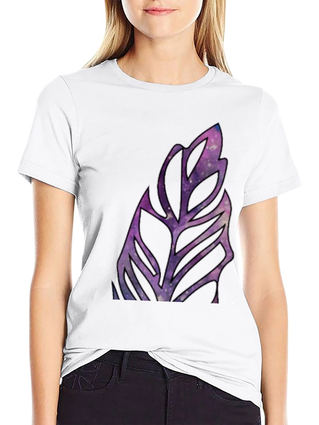 Galaxy Leaf Graphic Tee