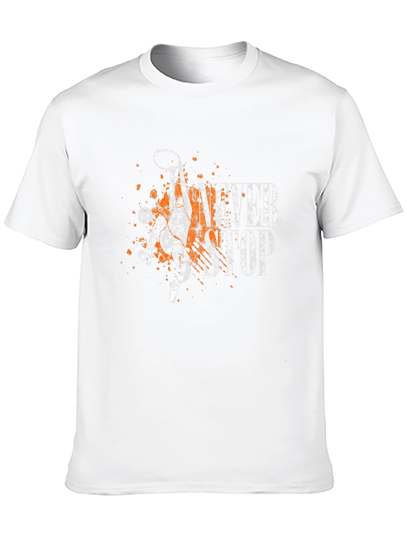 Never Stop Basketball Graphic Tee