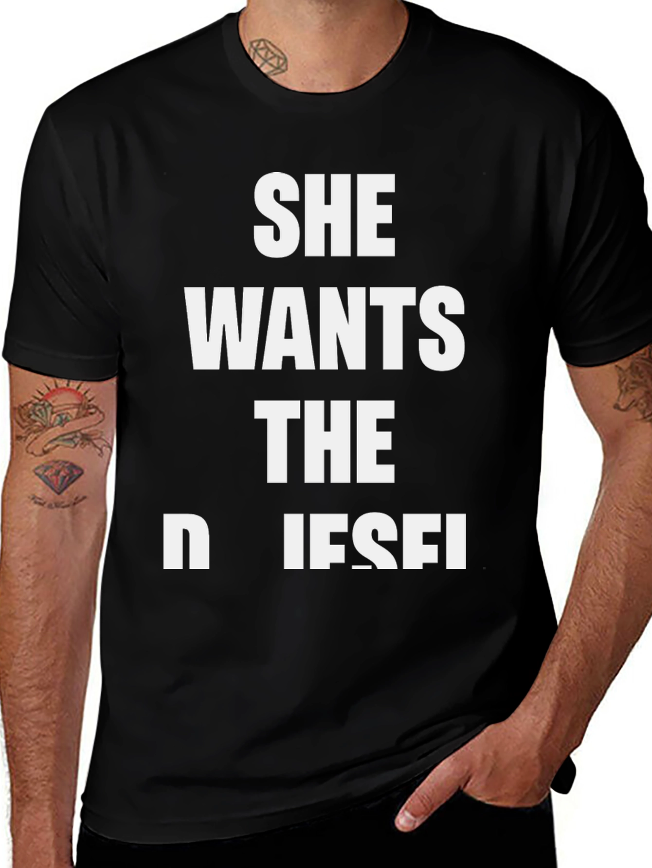 She Wants the D Diesel T-Shirt