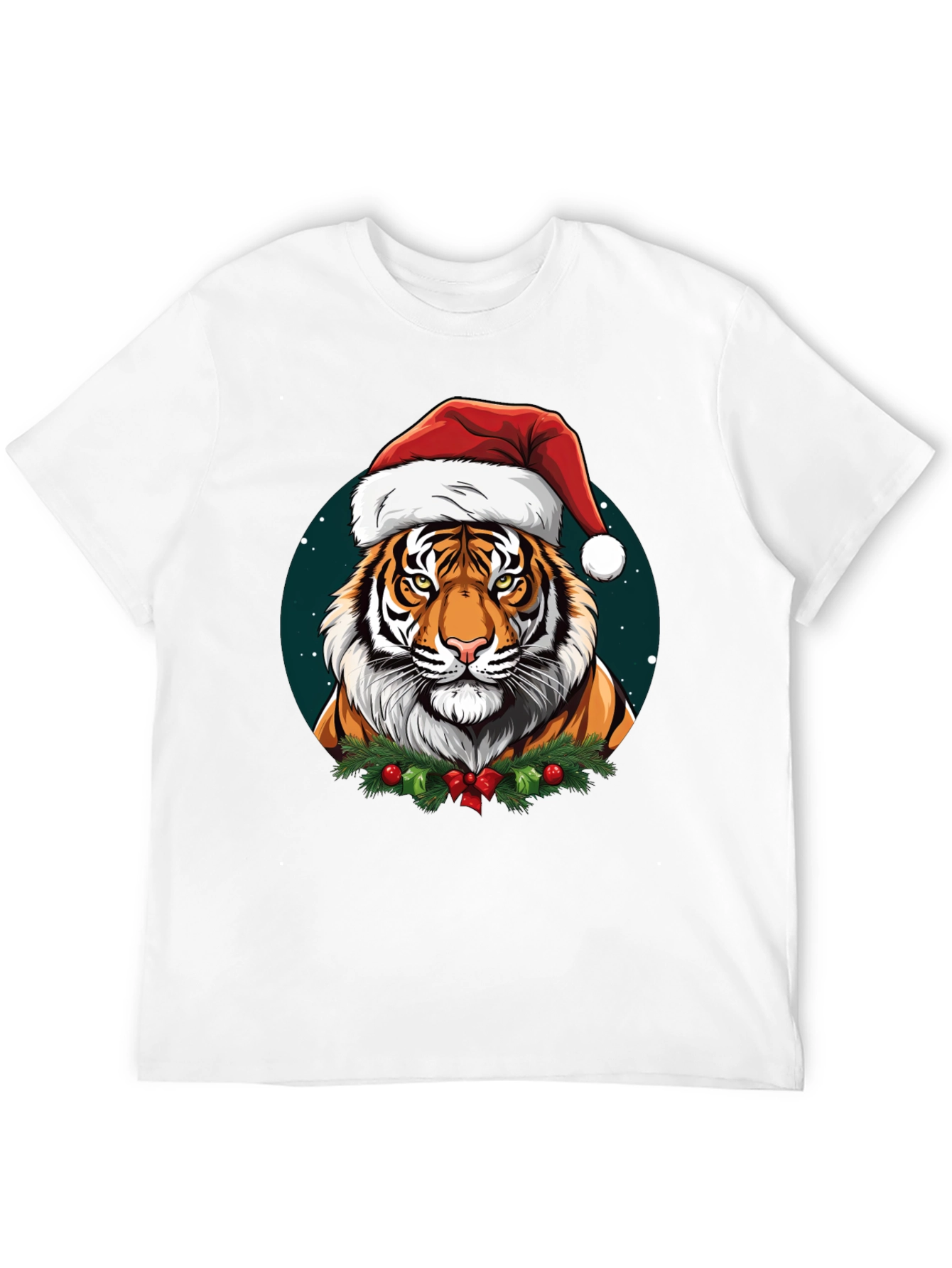 Festive Tiger Graphic Tee