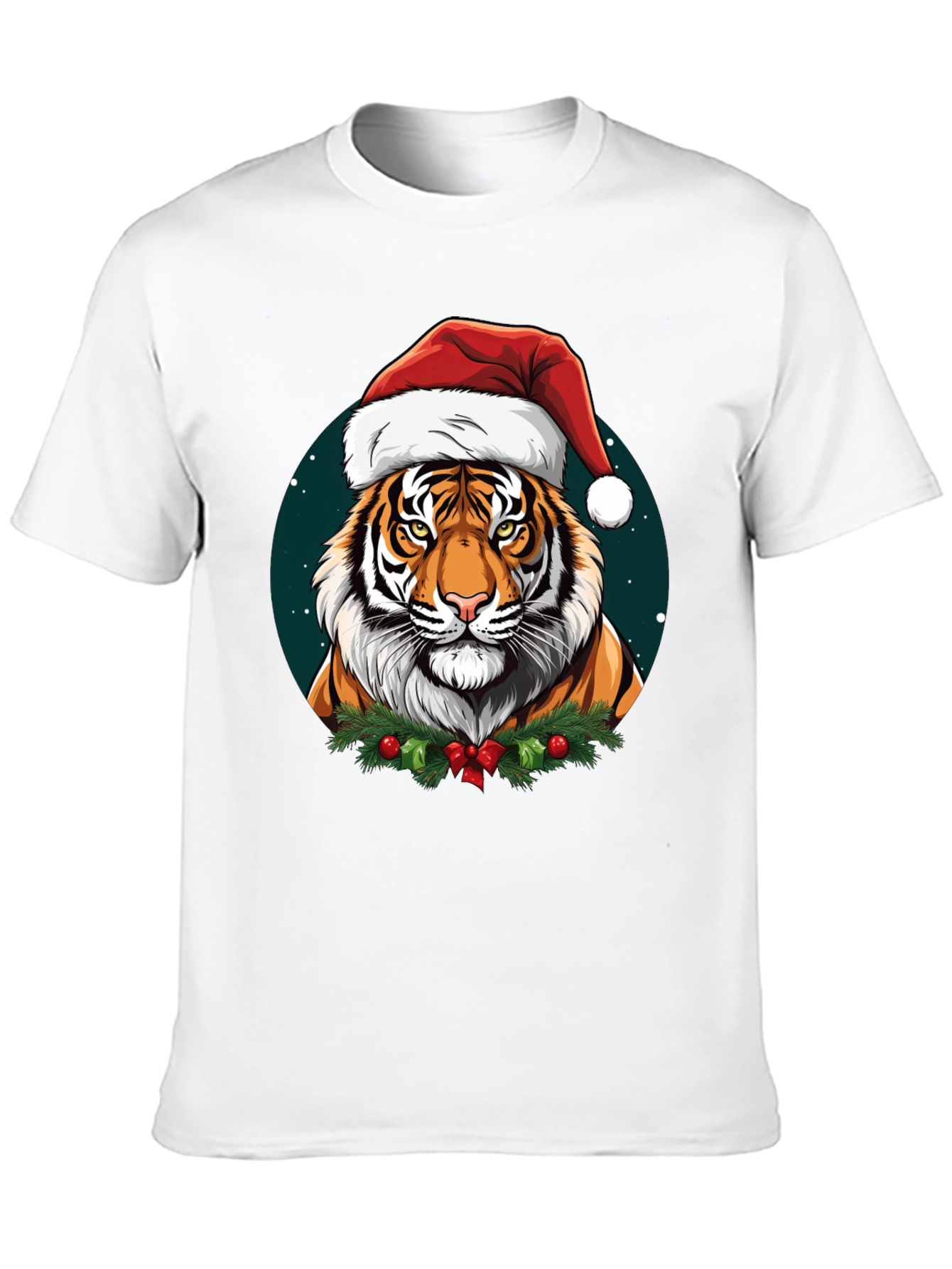 Festive Tiger Graphic Tee