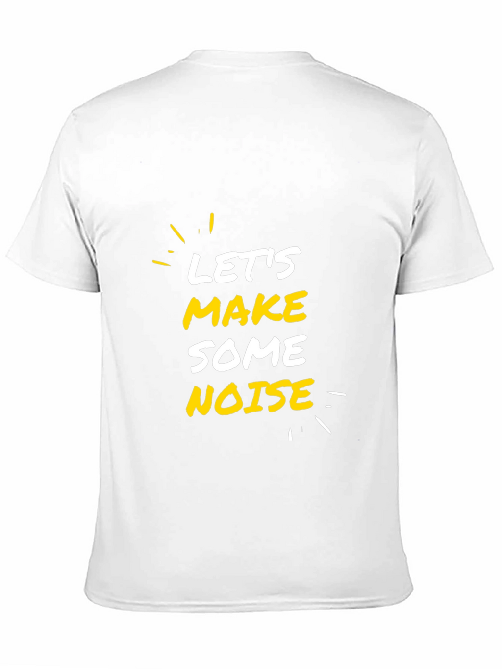 Lets Make Some Noise Black Graphic Tee