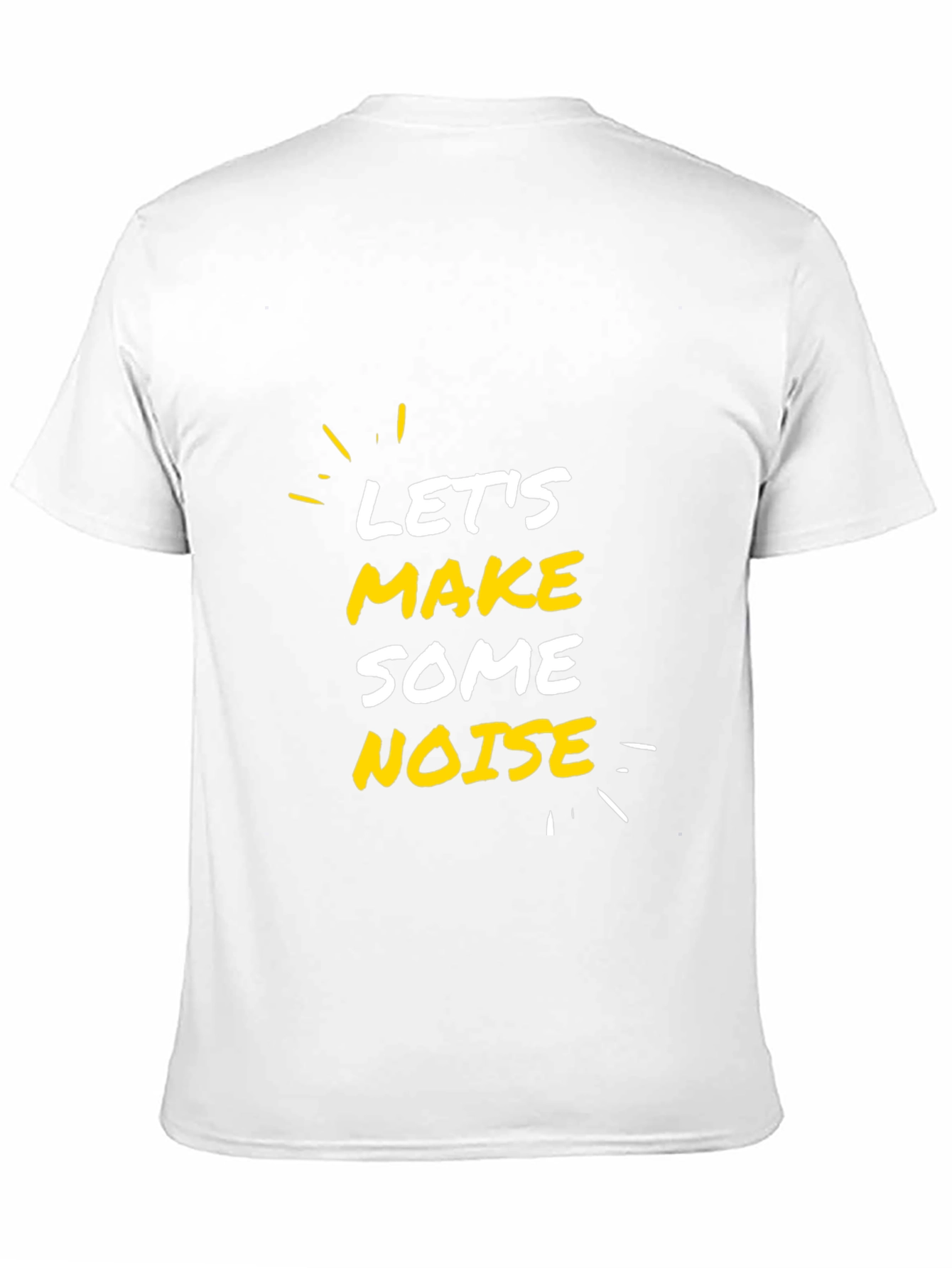 Lets Make Some Noise Black Graphic Tee