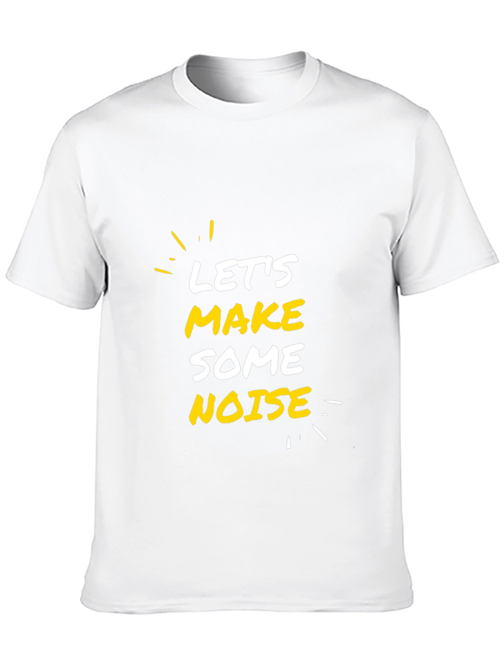 Lets Make Some Noise Black Graphic Tee