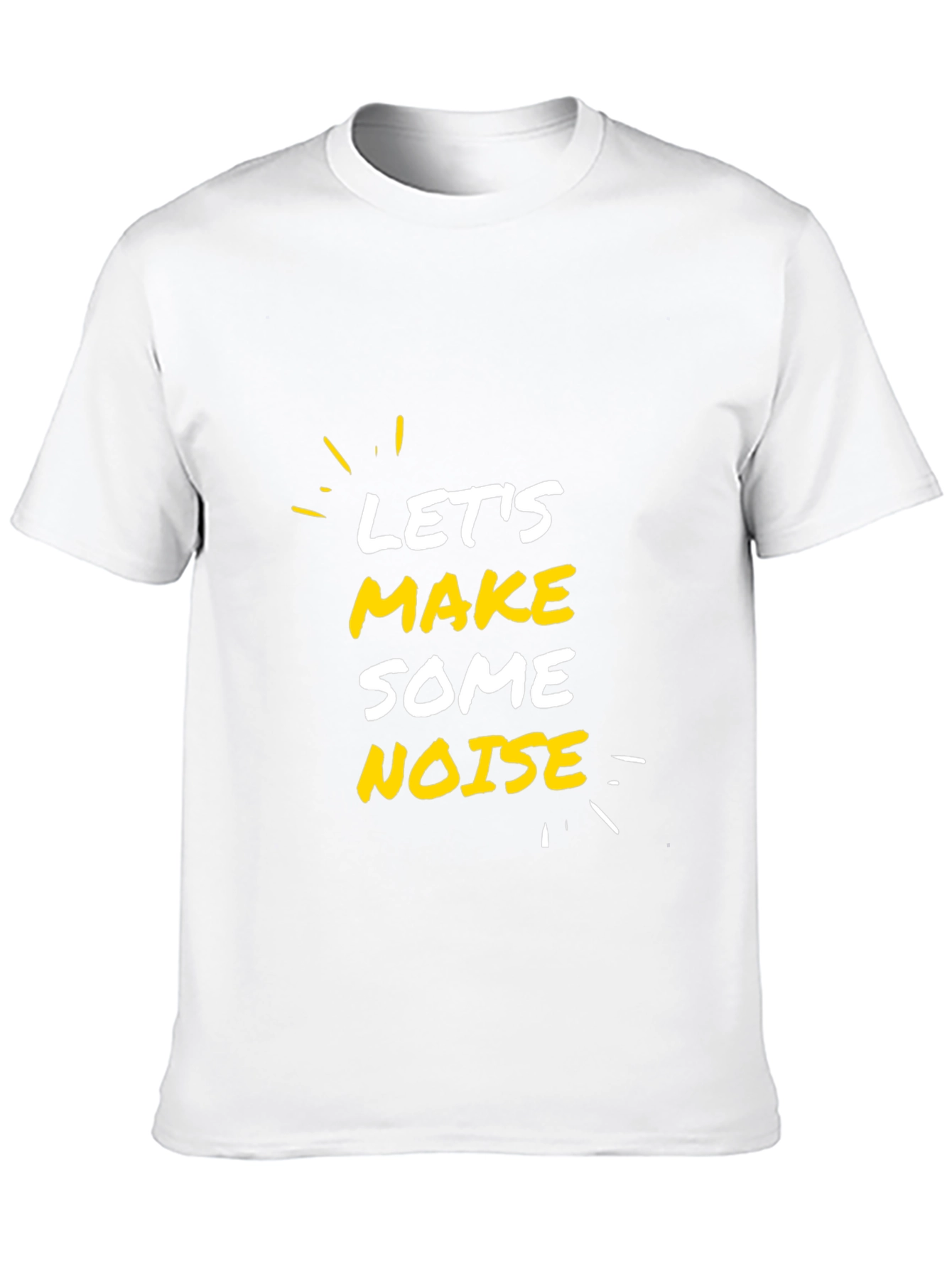 Lets Make Some Noise Black Graphic Tee