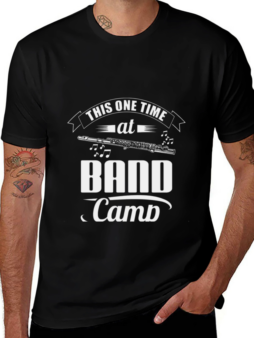 Band Camp Flute T-Shirt - Musician Humor Tee