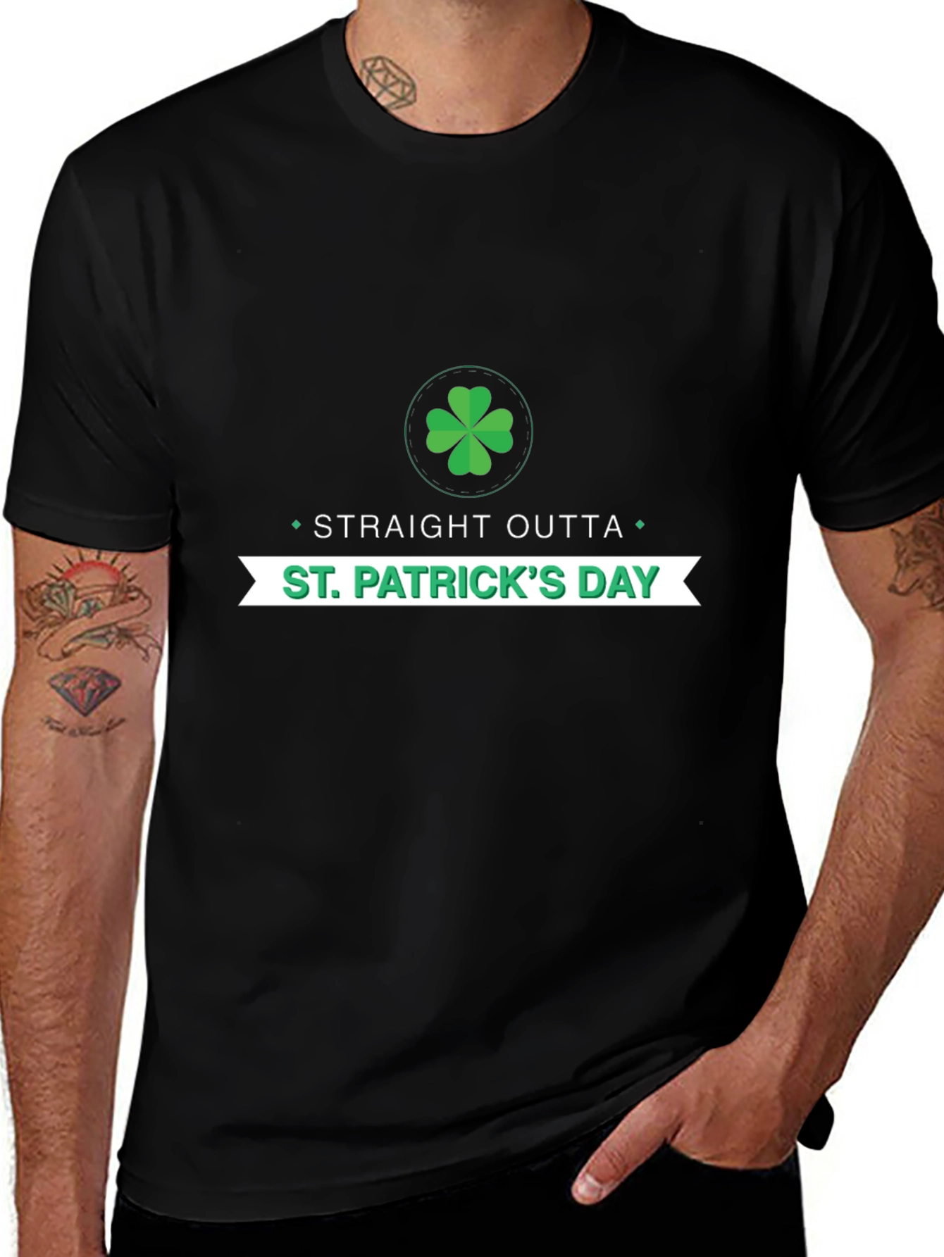 St. Patricks Day Straight Outta Graphic Tee
