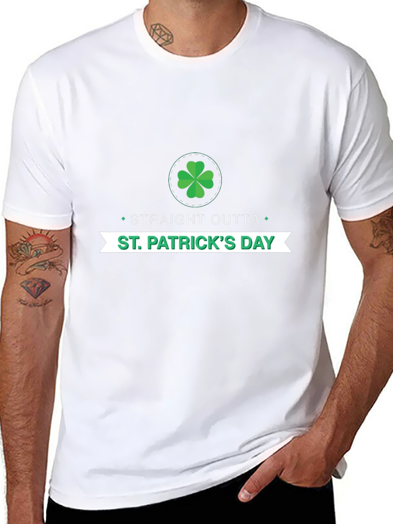 St. Patricks Day Straight Outta Graphic Tee