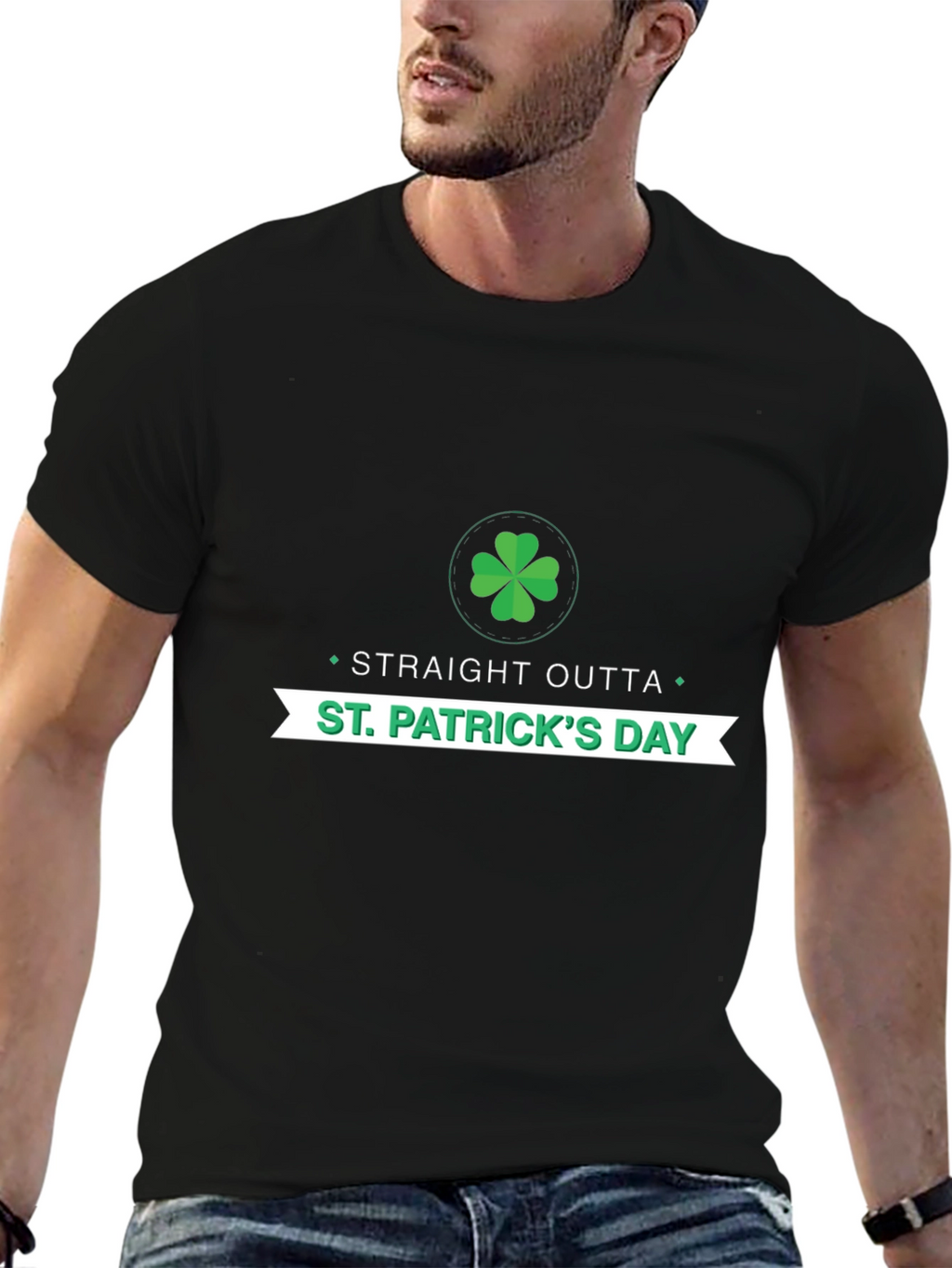 St. Patricks Day Straight Outta Graphic Tee