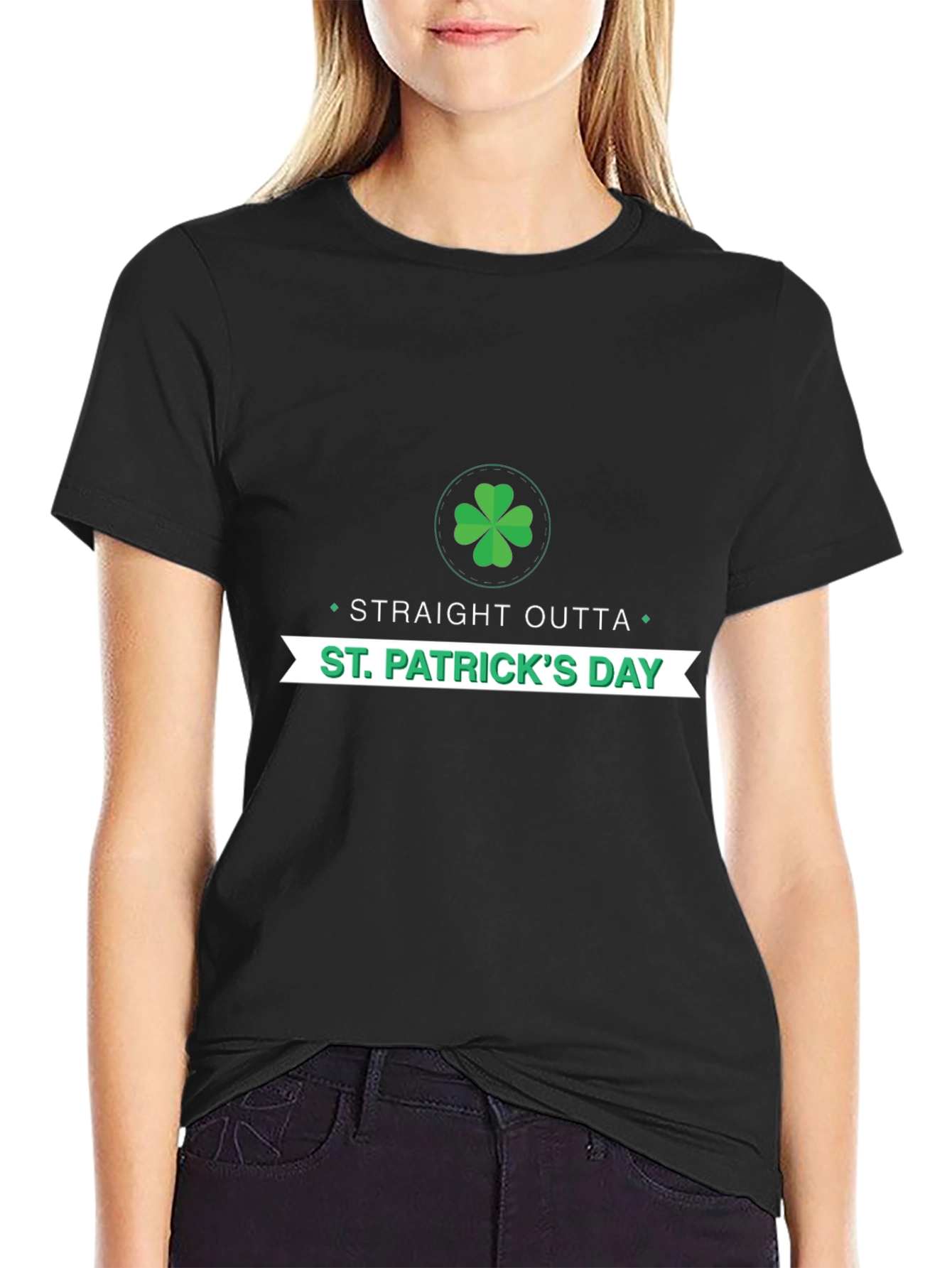 St. Patricks Day Straight Outta Graphic Tee