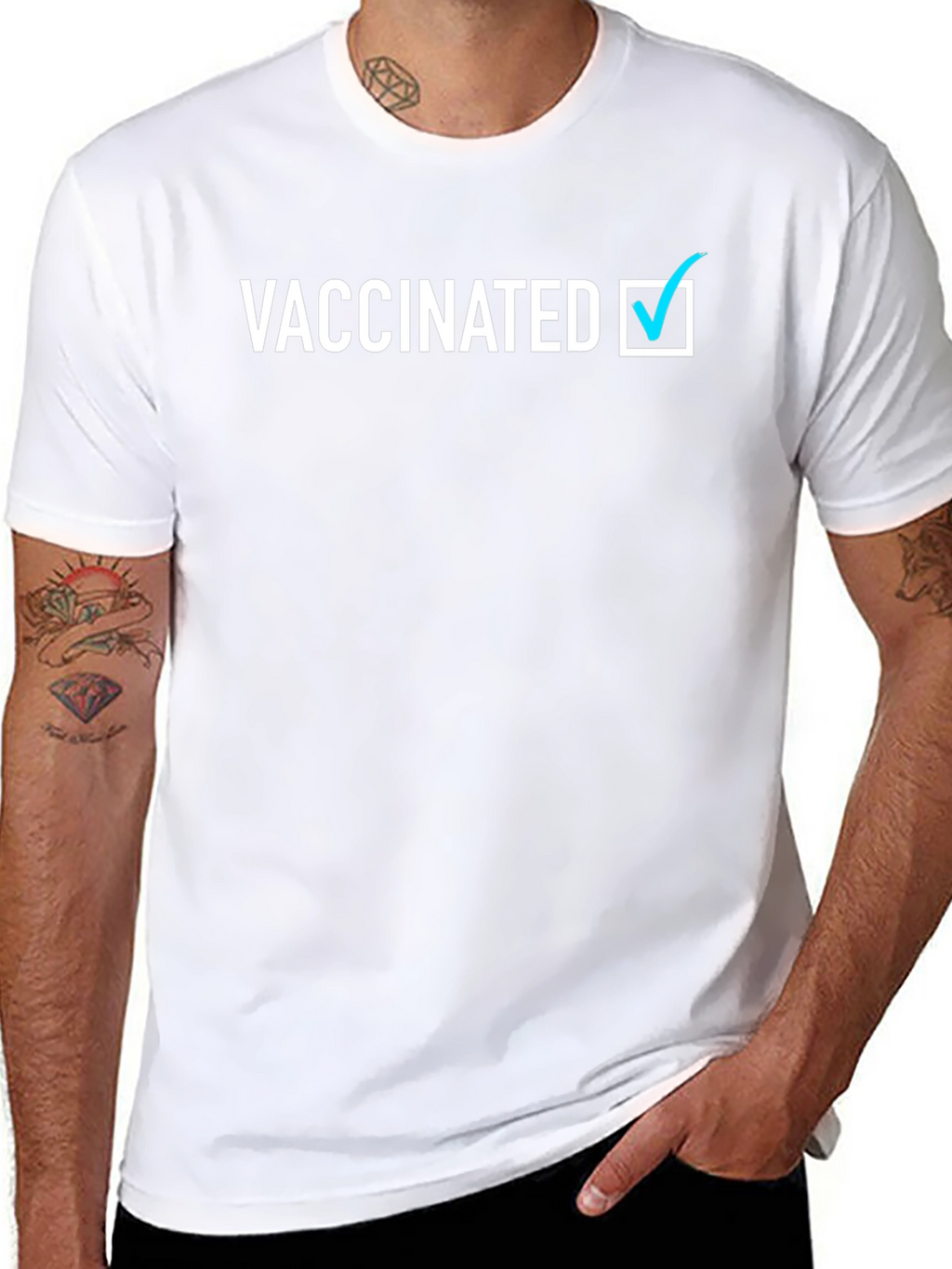 Vaccinated Tee - Pro Vaccine Awareness