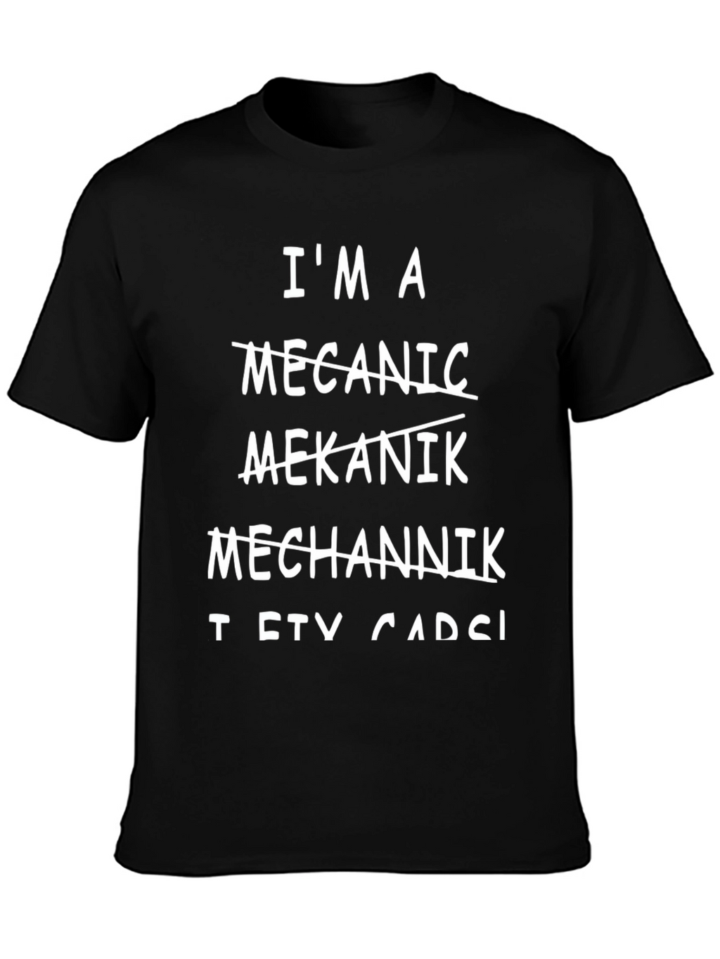 Funny Mechanic T-Shirt - Mechanic Definition