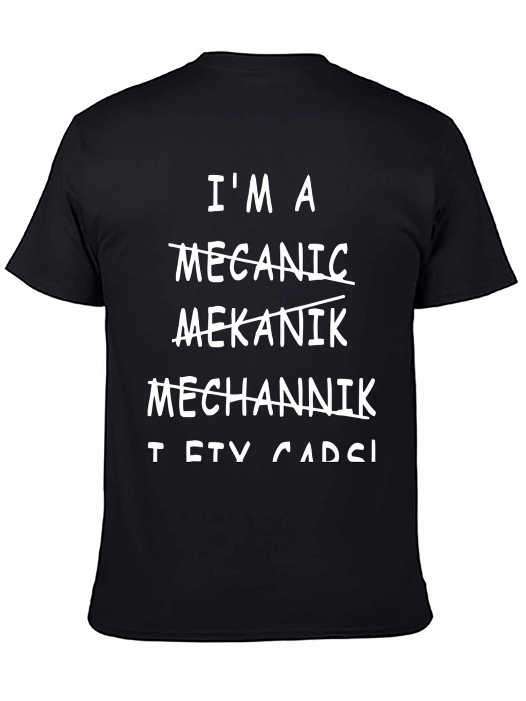 Funny Mechanic T-Shirt - Mechanic Definition
