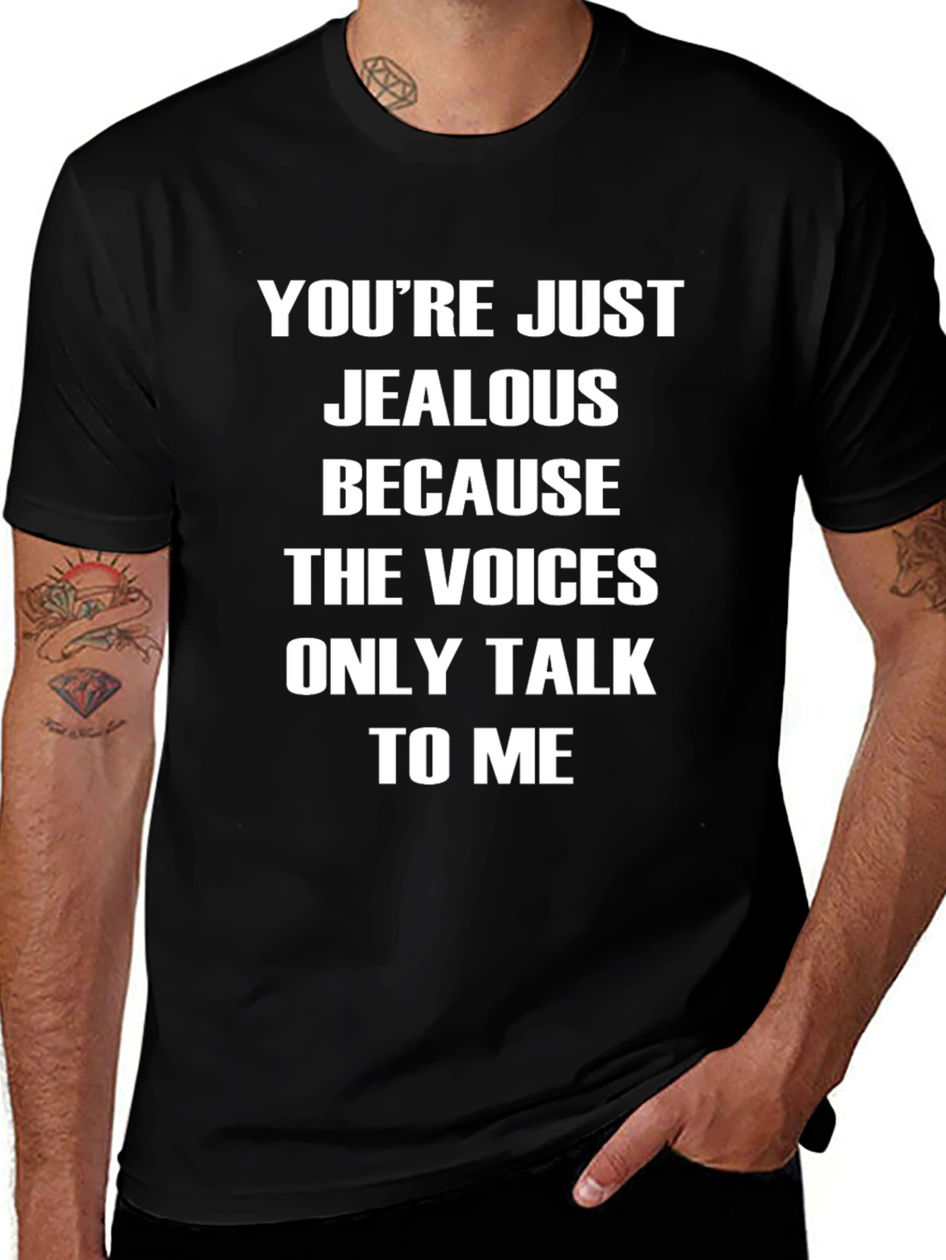 Jealous Voices T-Shirt - Bold Graphic Tee