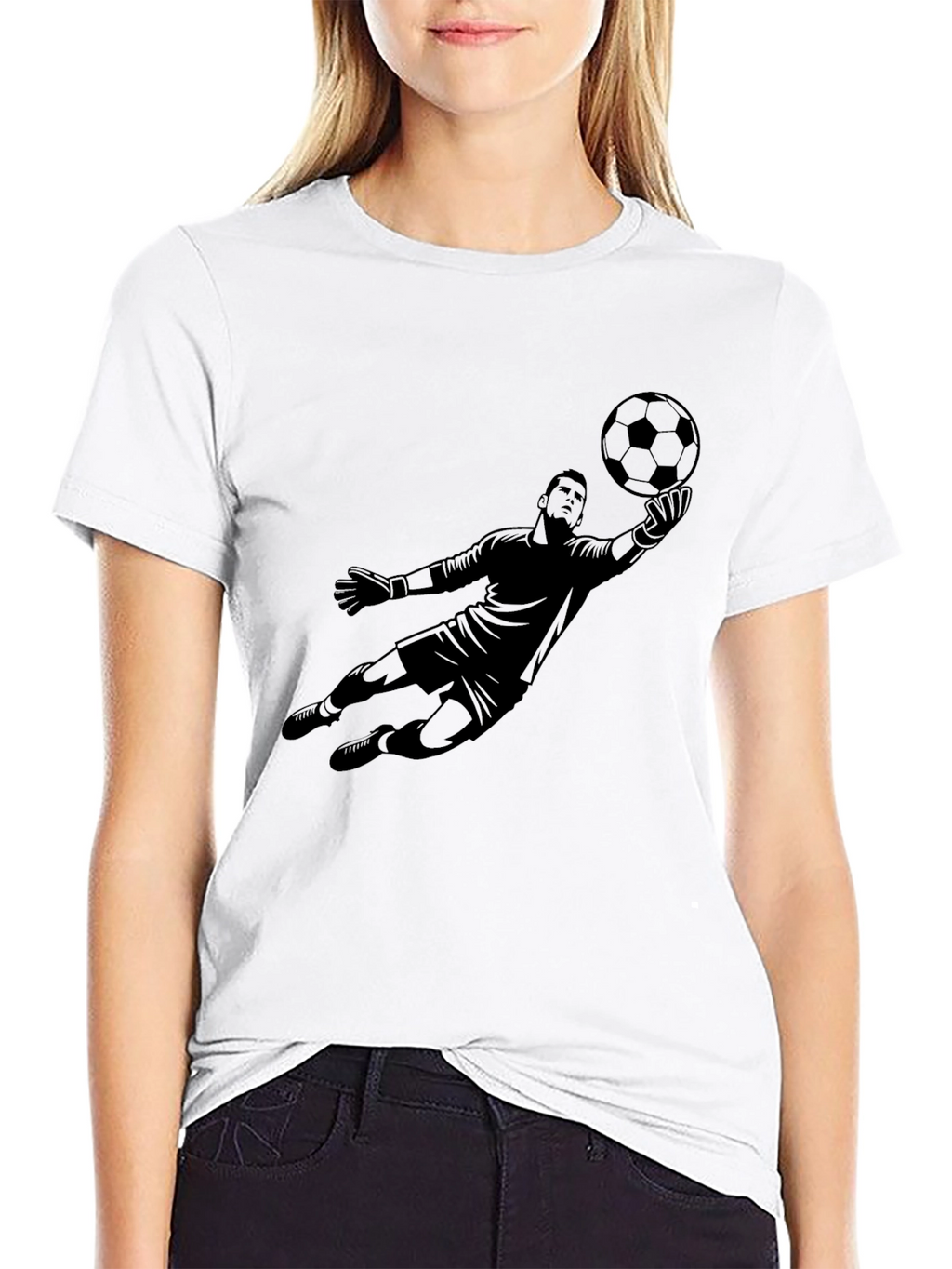 Goalkeeper Graphic Tee - Stylish Soccer Shirt