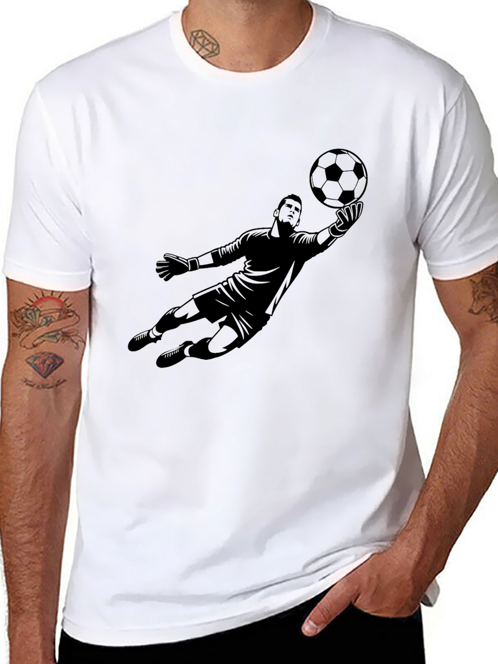 Goalkeeper Graphic Tee - Stylish Soccer Shirt